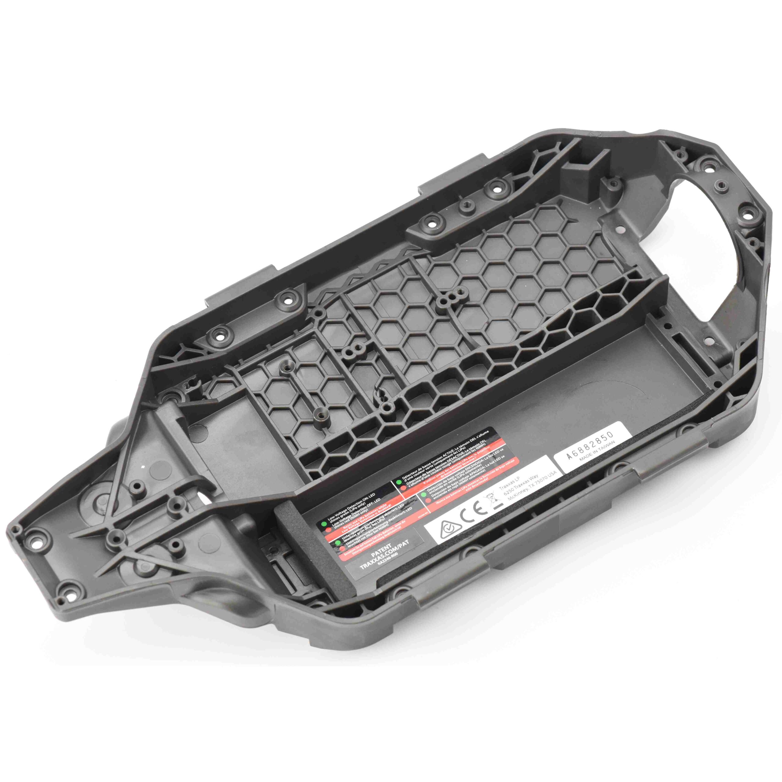 Traxxas Slash Ultimate Chassis Fits Traxxas SLASH 4x4 ULTIMATE 68277-4 - CHASSIS (Charcoal LCG version 7422a)