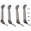 Traxxas Slash Ultimate Driveshafts Fits Traxxas SLASH 4x4 ULTIMATE Rustler DRIVESHAFTS, heavy duty platinum 68277-4