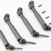 Traxxas Slash Ultimate Driveshafts (2) Fits Traxxas SLASH 4x4 ULTIMATE Rustler DRIVESHAFTS, heavy duty platinum 68277-4