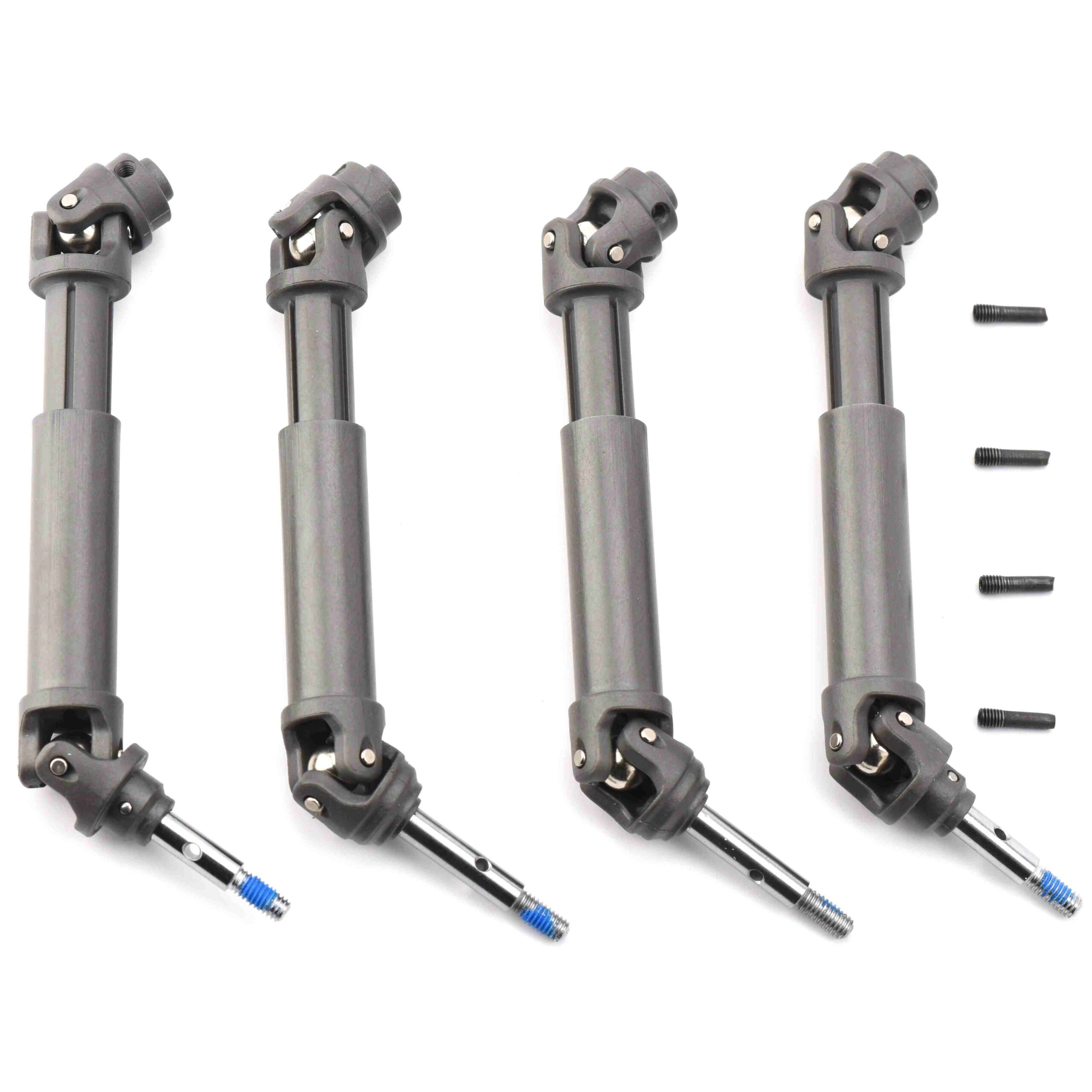 Traxxas Slash Ultimate Driveshafts Fits Traxxas SLASH 4x4 ULTIMATE Rustler DRIVESHAFTS, heavy duty platinum 68277-4