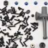 Traxxas Slash Ultimate Screws Tools (5) Fits Traxxas SLASH 4x4 ULTIMATE SCREWS & TOOLS Set nuts suspension pins, PINIONS