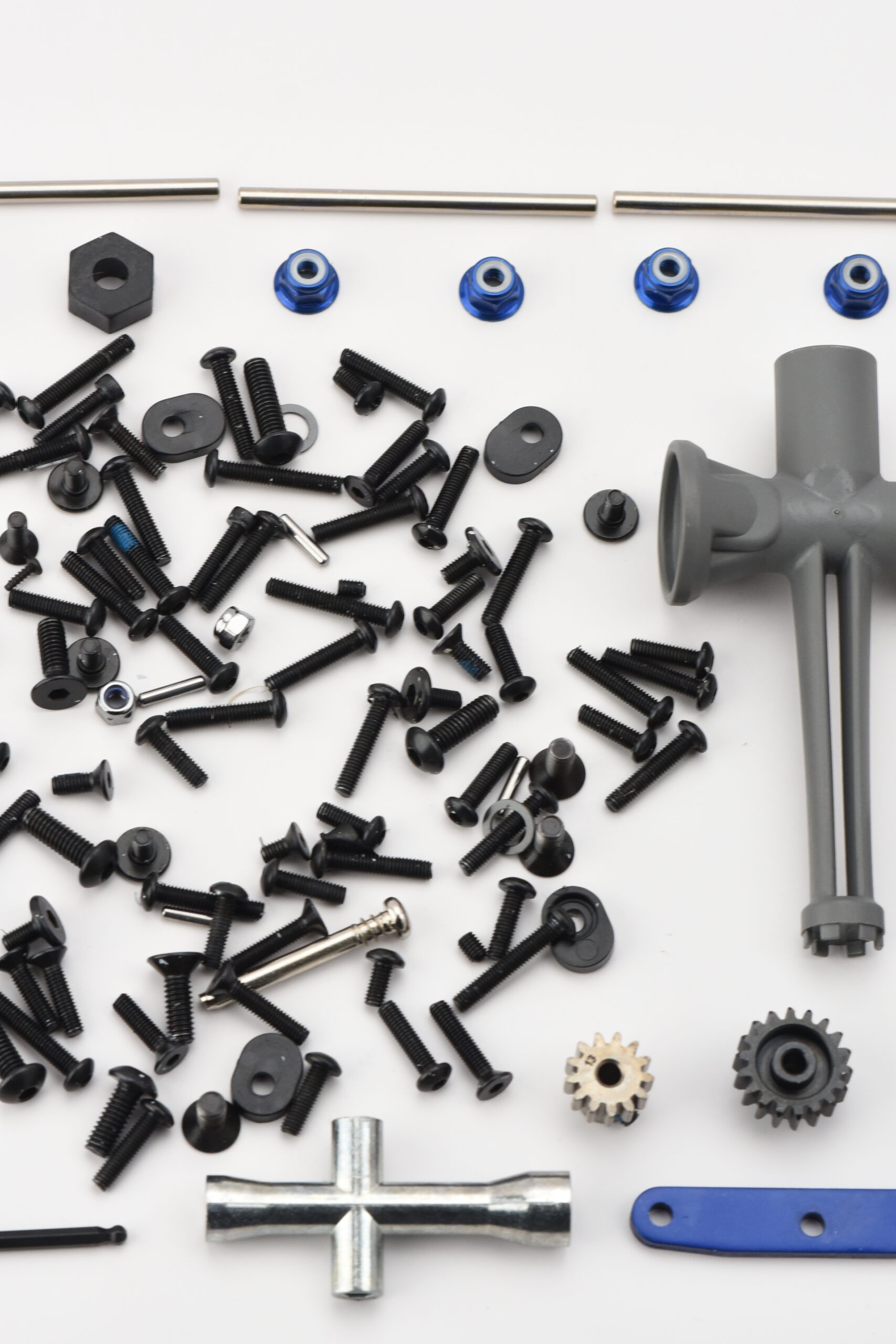 Traxxas Slash Ultimate Screws Tools (5) Fits Traxxas SLASH 4x4 ULTIMATE SCREWS & TOOLS Set nuts suspension pins, PINIONS