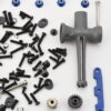 Traxxas Slash Ultimate Screws Tools (6) Fits Traxxas SLASH 4x4 ULTIMATE SCREWS & TOOLS Set nuts suspension pins, PINIONS