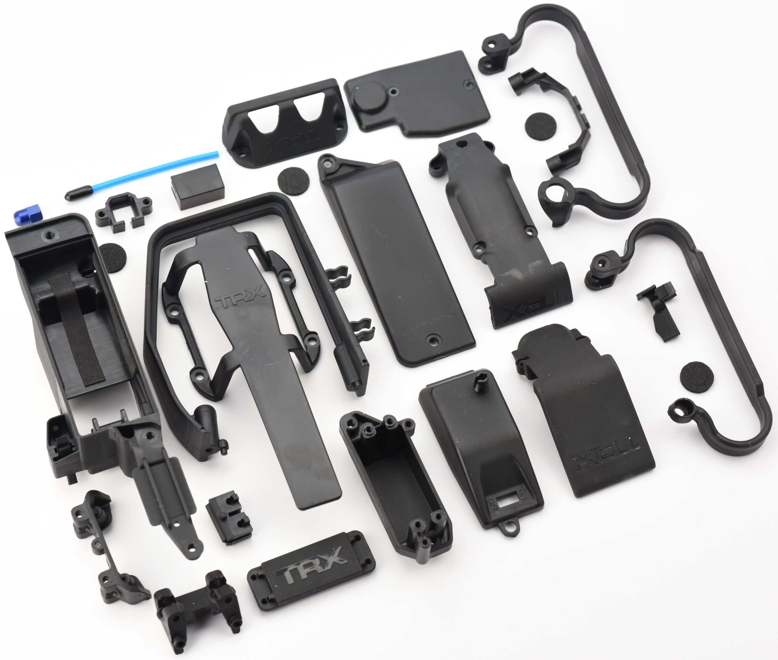 Fits Traxxas Slayer PRO 4x4 PLASTIC SET (skids RX Box 5923 5324X Nerfs Mounts)