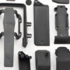 Fits Traxxas Slayer PRO 4x4 PLASTIC SET (skids RX Box 5923 5324X Nerfs Mounts)
