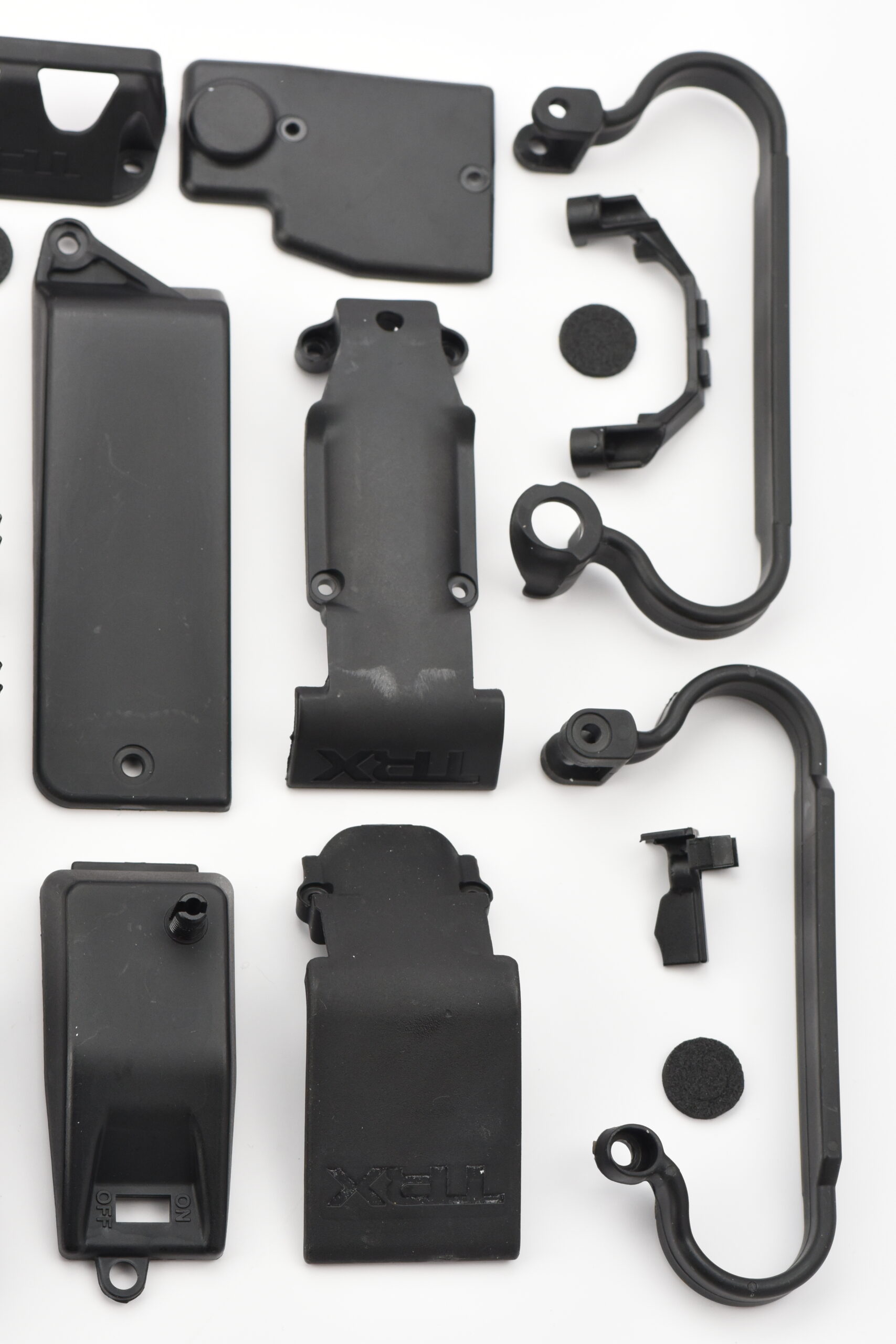 Fits Traxxas Slayer PRO 4x4 PLASTIC SET (skids RX Box 5923 5324X Nerfs Mounts)