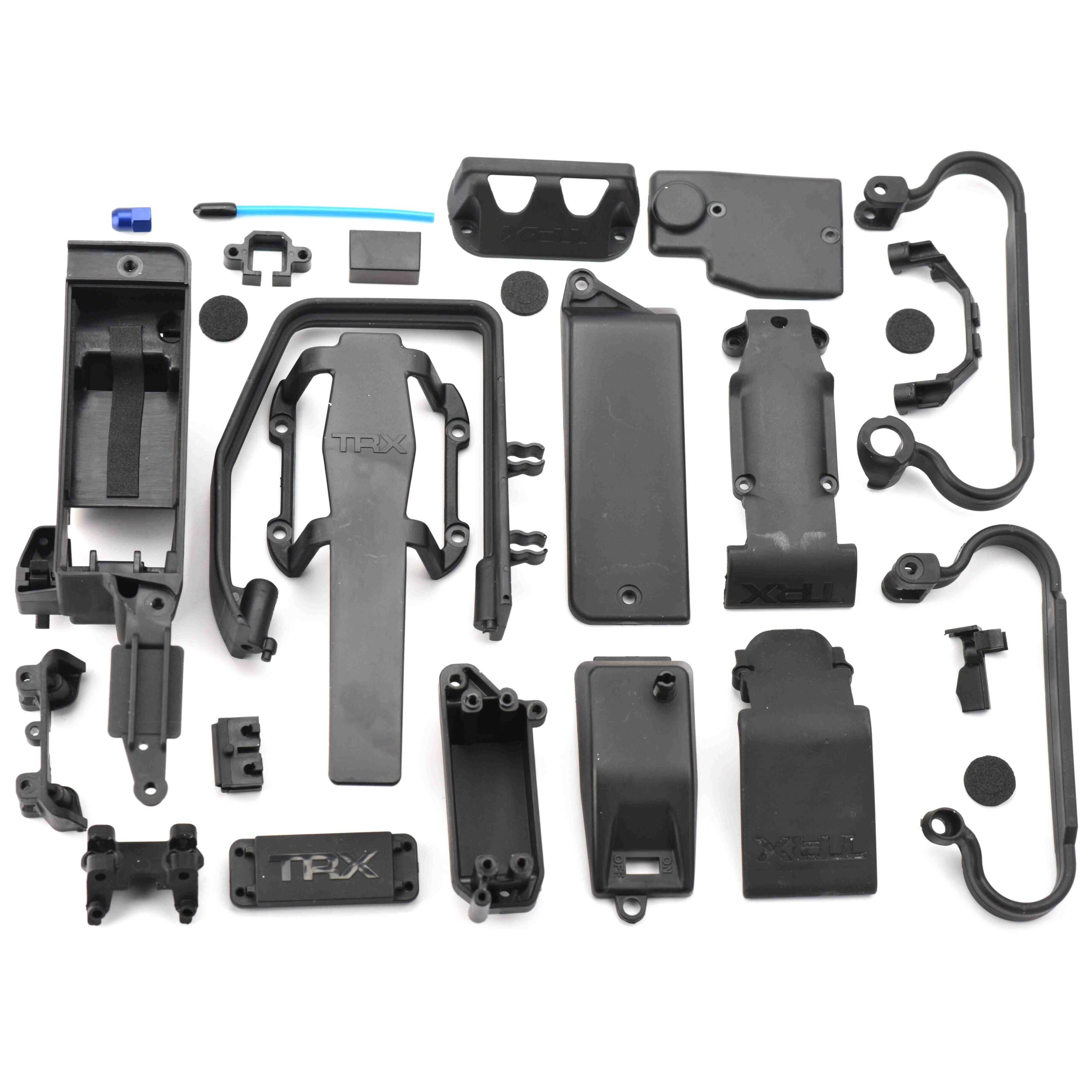 Fits Traxxas Slayer PRO 4x4 PLASTIC SET (skids RX Box 5923 5324X Nerfs Mounts)