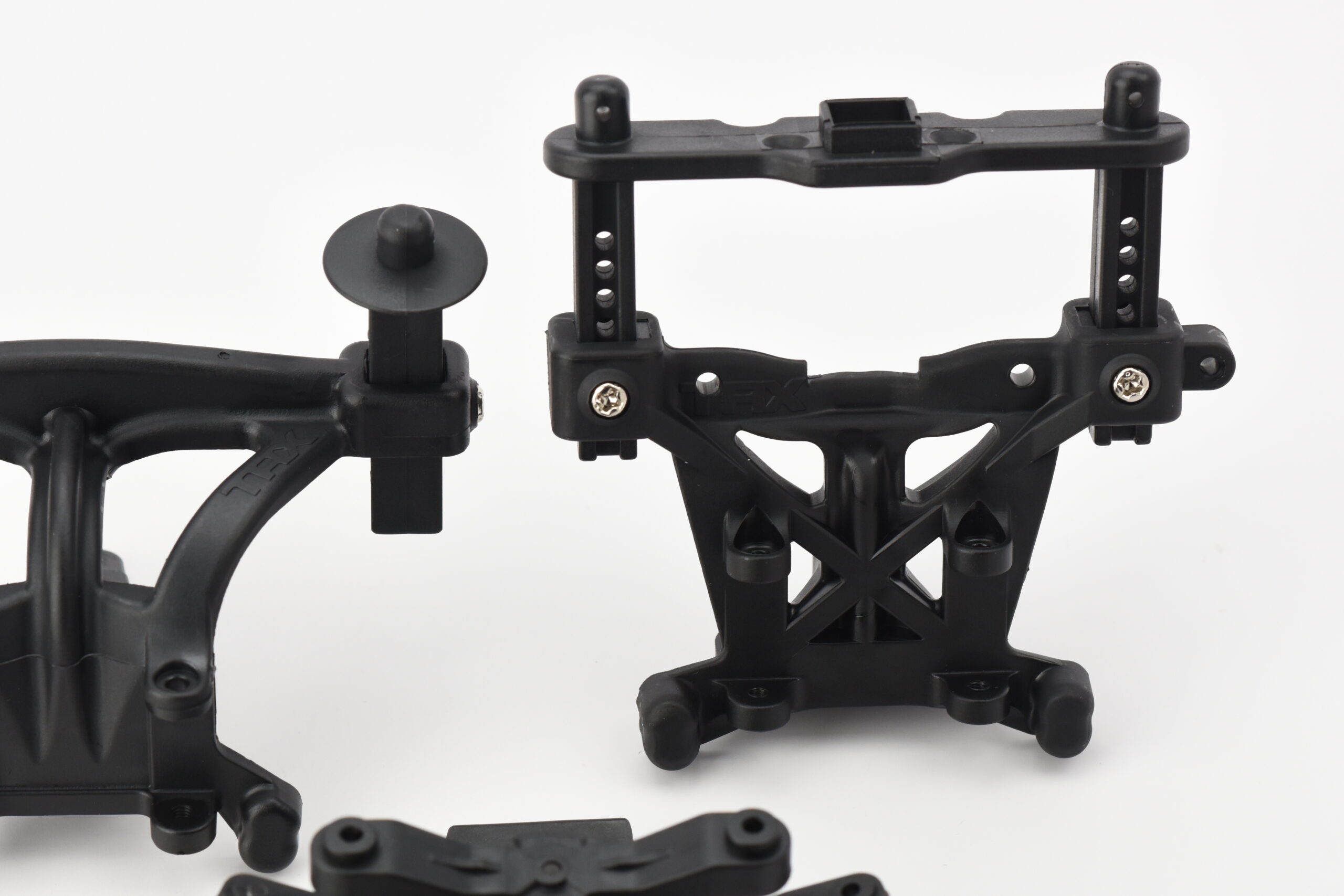 Fits Traxxas Slayer Pro 4x4 Steering Assembly, BODY MOUNTS (Shock TOWERS, Skid)