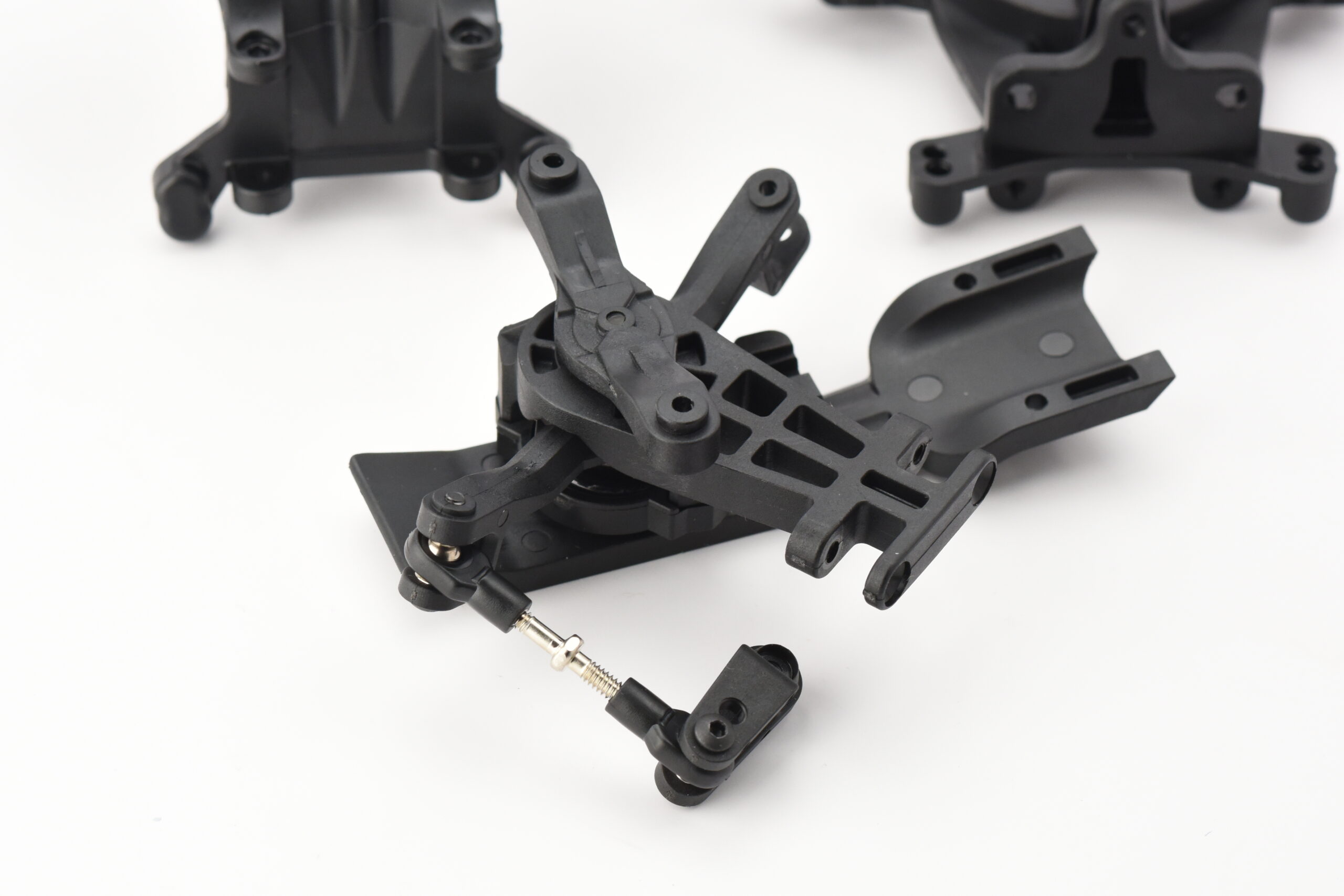 Fits Traxxas Slayer Pro 4x4 Steering Assembly, BODY MOUNTS (Shock TOWERS, Skid)
