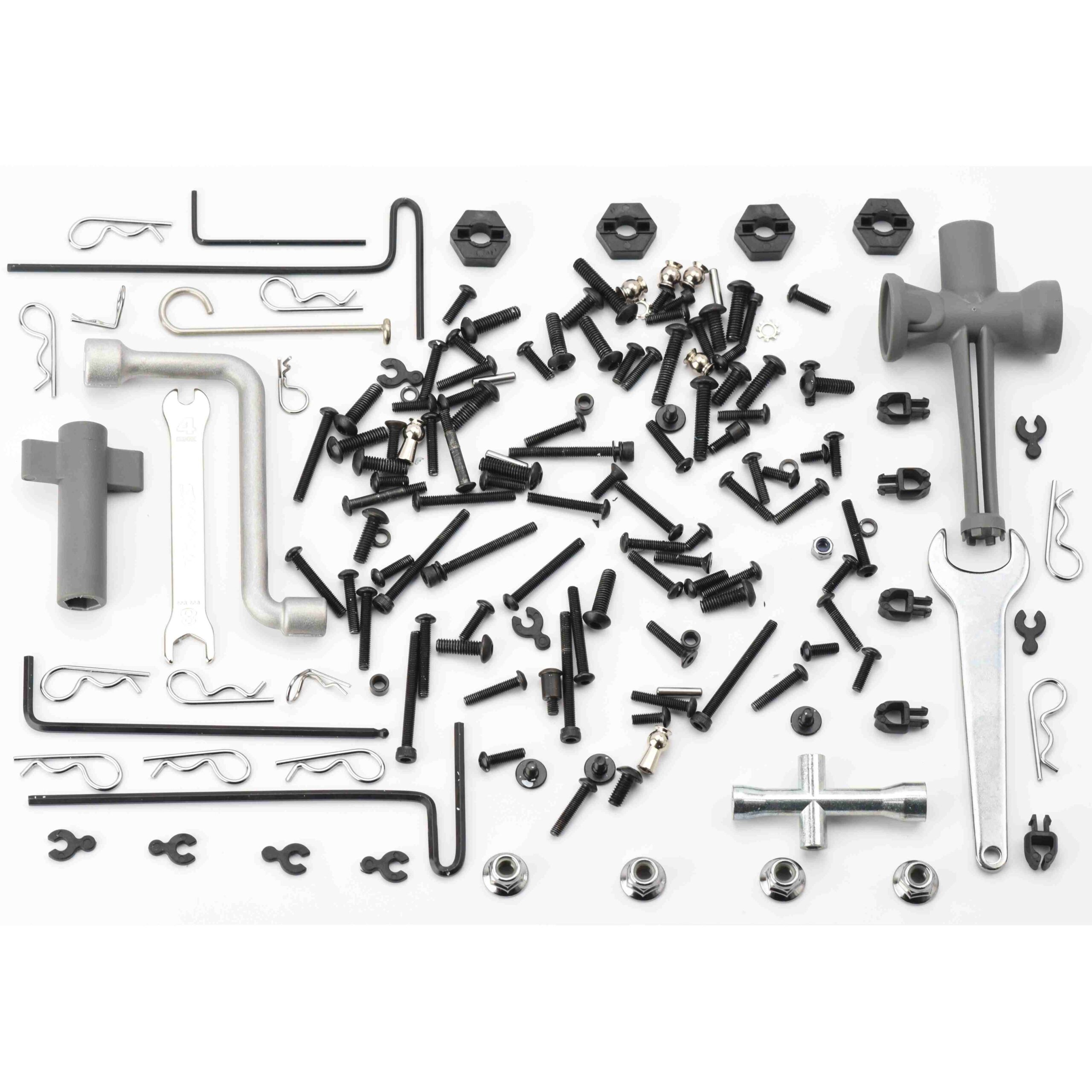 Traxxas Slayer Pro Tools, Screws, Hardware Fits Traxxas Slayer PRO 4x4 SCREWS TOOLS Set Wrenches, Hubs, Nuts, Pivot balls)