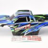 Traxxas Stampede 4X4 Body (2) Fits Traxxas Stampede 4x4 VXL BODY Shell (GREEN 9014-GRN Cover Shell hoss decals)
