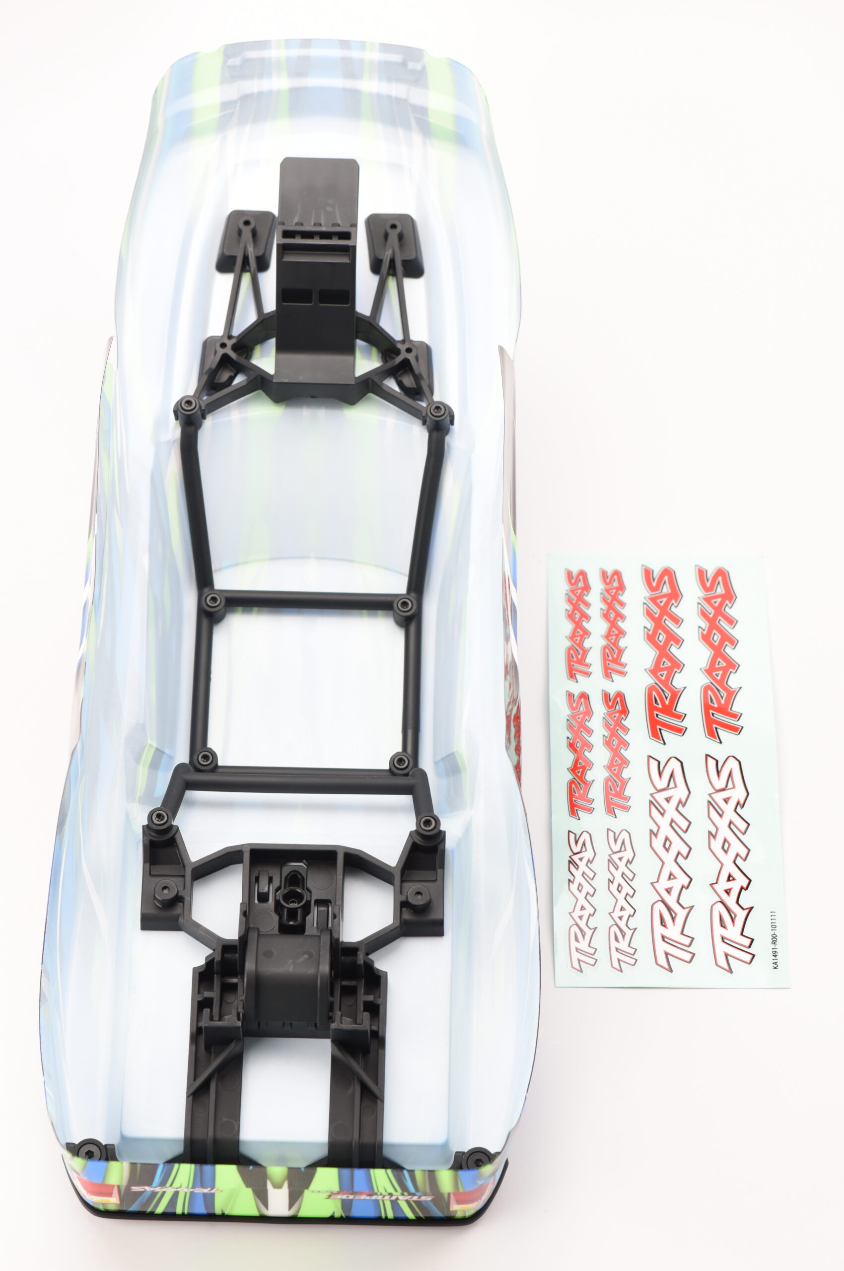 Traxxas Stampede 4X4 Body (3) Fits Traxxas Stampede 4x4 VXL BODY Shell (GREEN 9014-GRN Cover Shell hoss decals)