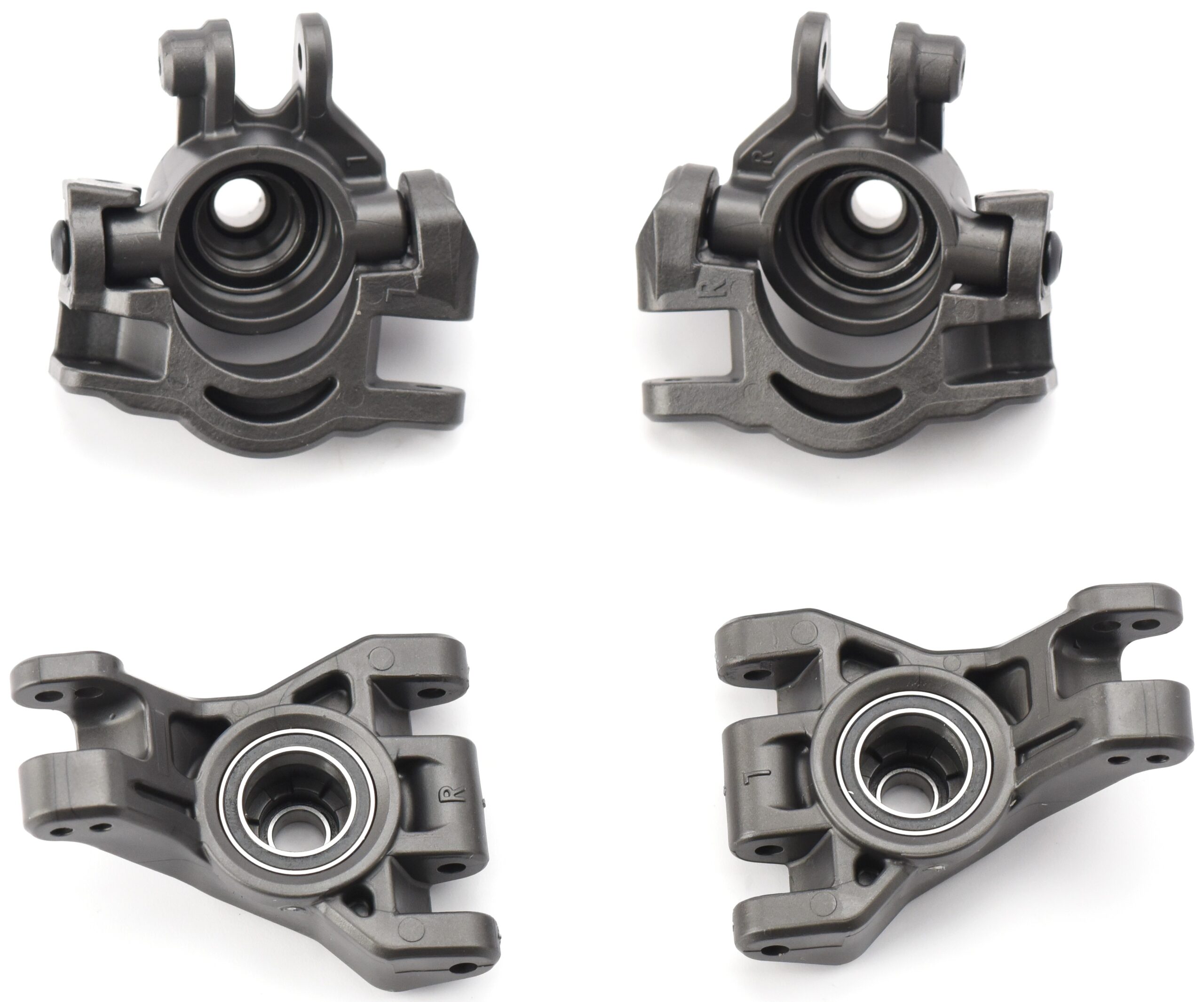 Traxxas Stampede 4x4 Casters Blocks (2) Traxxas Stampede 4x4 VXL C-HUBS Steering Blocks Carriers slash raptor 90376-4