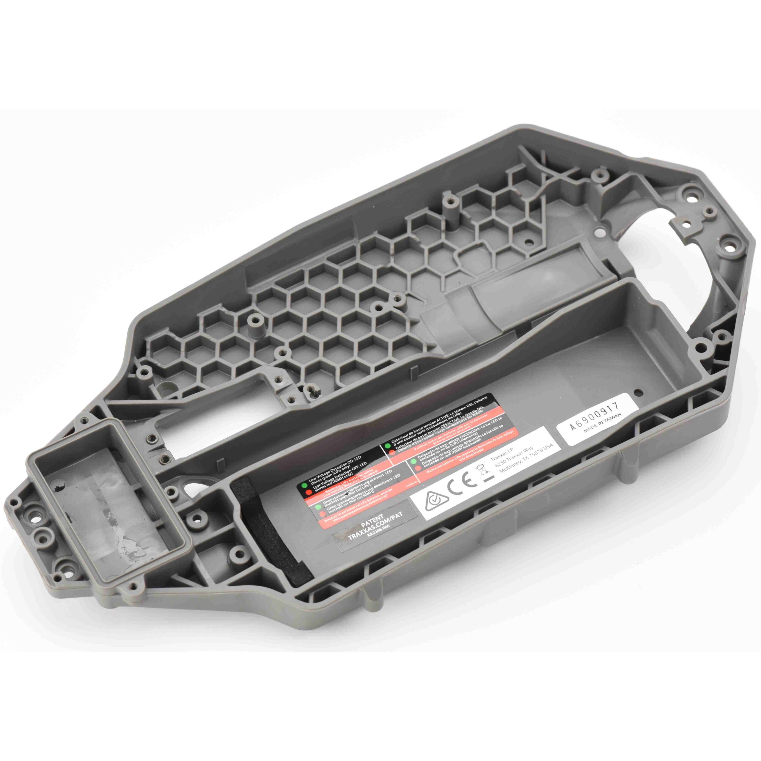 Traxxas Stampede 4x4 Chassis Fits Traxxas Stampede 4x4 Hoss VXL CHASSIS nylon gray TRA9022 Brushless 90376-4