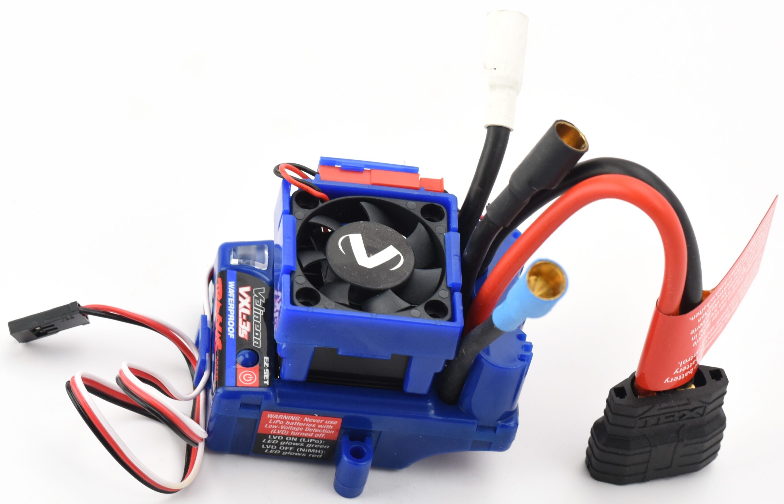 Traxxas Stampede 4x4 ESC (2) Fits Traxxas Stampede 4x4 VXL ESC, Velineon VXL-3s, Cooling Fan Hoss 6.5mm Bullet