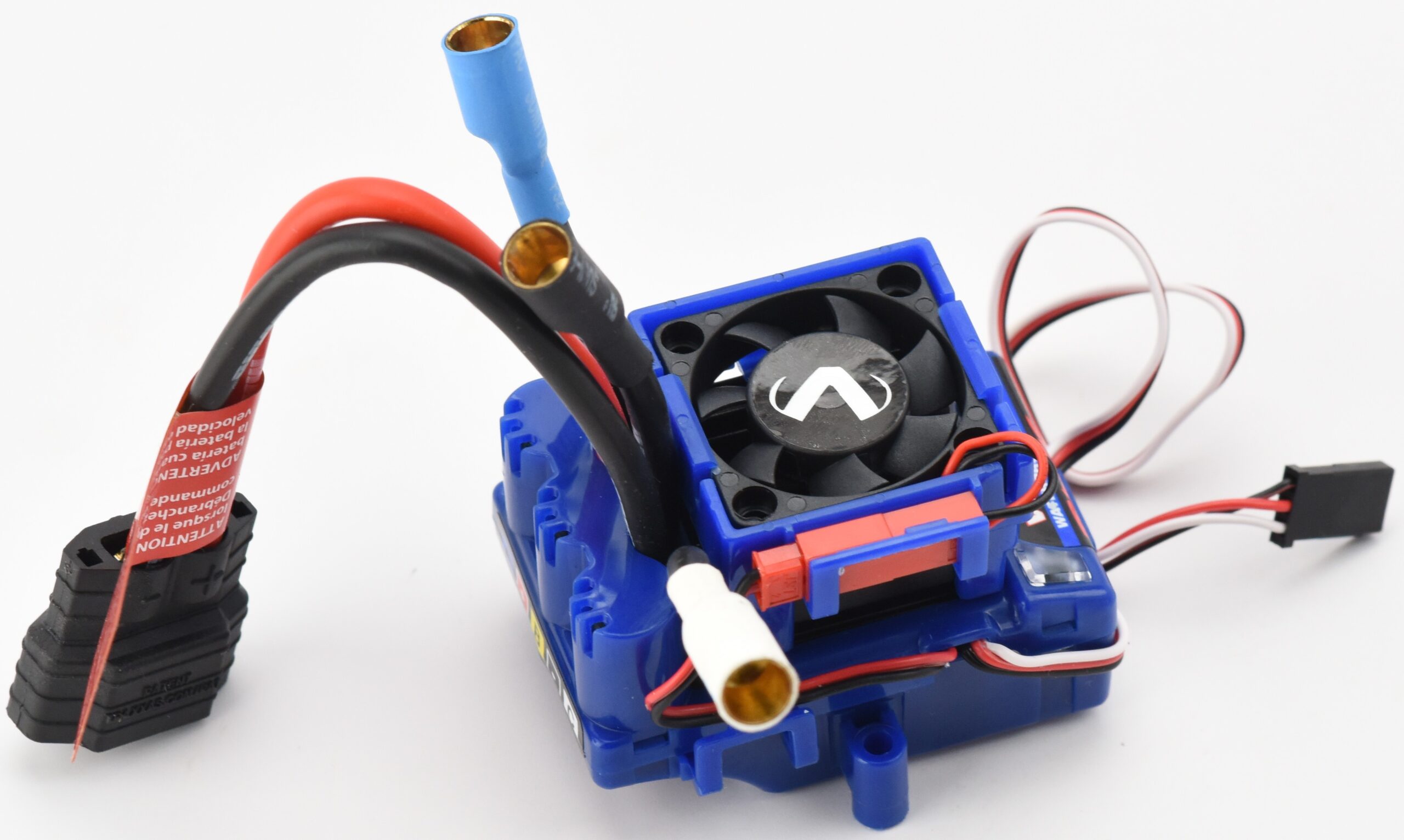 Traxxas Stampede 4x4 ESC (3) Fits Traxxas Stampede 4x4 VXL ESC, Velineon VXL-3s, Cooling Fan Hoss 6.5mm Bullet