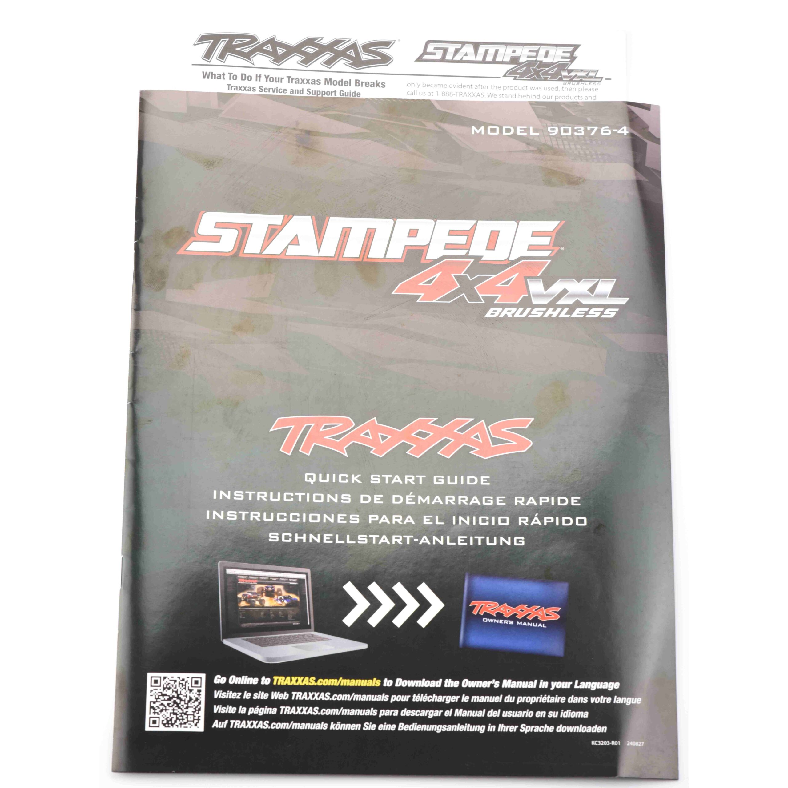 Traxxas Stampede 4x4 Manual Fits Traxxas Stampede 4x4 VXL User Manual Quick Guide, Parts List Exploded Views