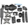 Traxxas Stampede 4x4 Plastic Chassis Parts Traxxas Stampede 4x4 VXL Receiver Box, diff housing, bulkhead shock towers hoss