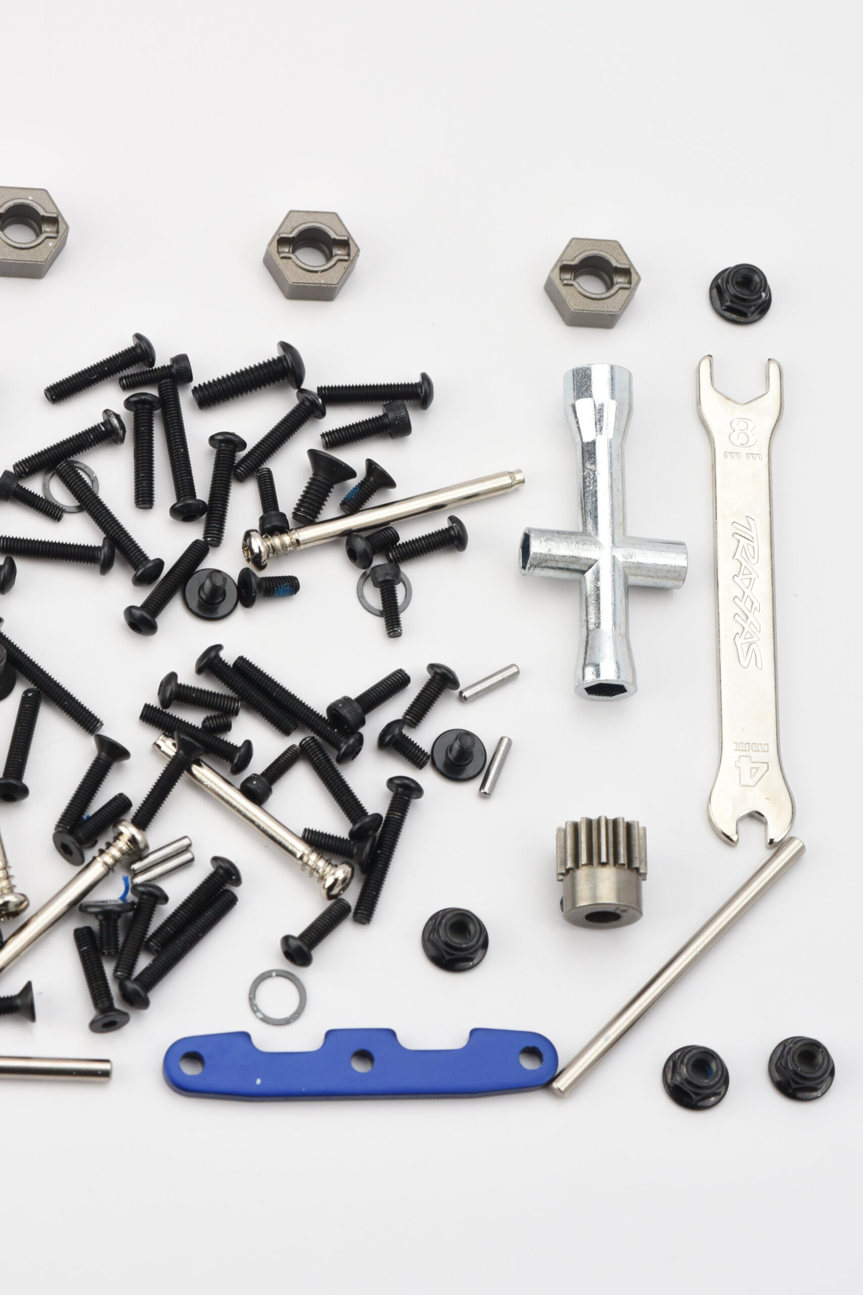 Traxxas Stampede 4x4 Screws Tools (3) Fits Traxxas Stampede 4x4 VXL SCREWS & TOOLS Set wheel nuts, pins PINION hoss