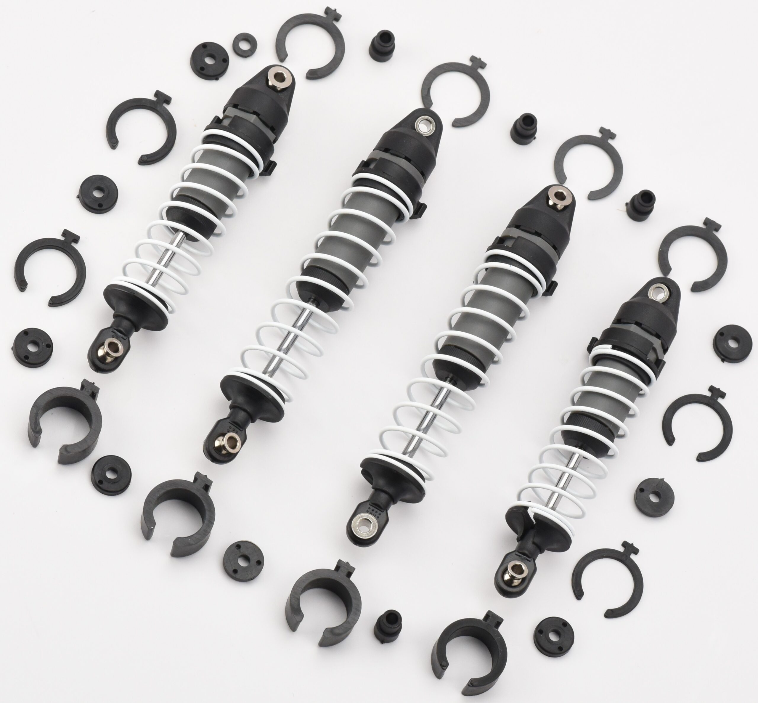 Traxxas Stampede 4x4 Shocks Dampers (2) Fits Traxxas Stampede 4x4 VXL SHOCKS, Front/Rear Dampers & springs hoss 90376-4
