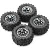 Traxxas Stampede 4x4 Tires Wheels Fits Traxxas Stampede 4x4 VXL TIRES & Wheels, glued Tyres New hoss Sledgehammer