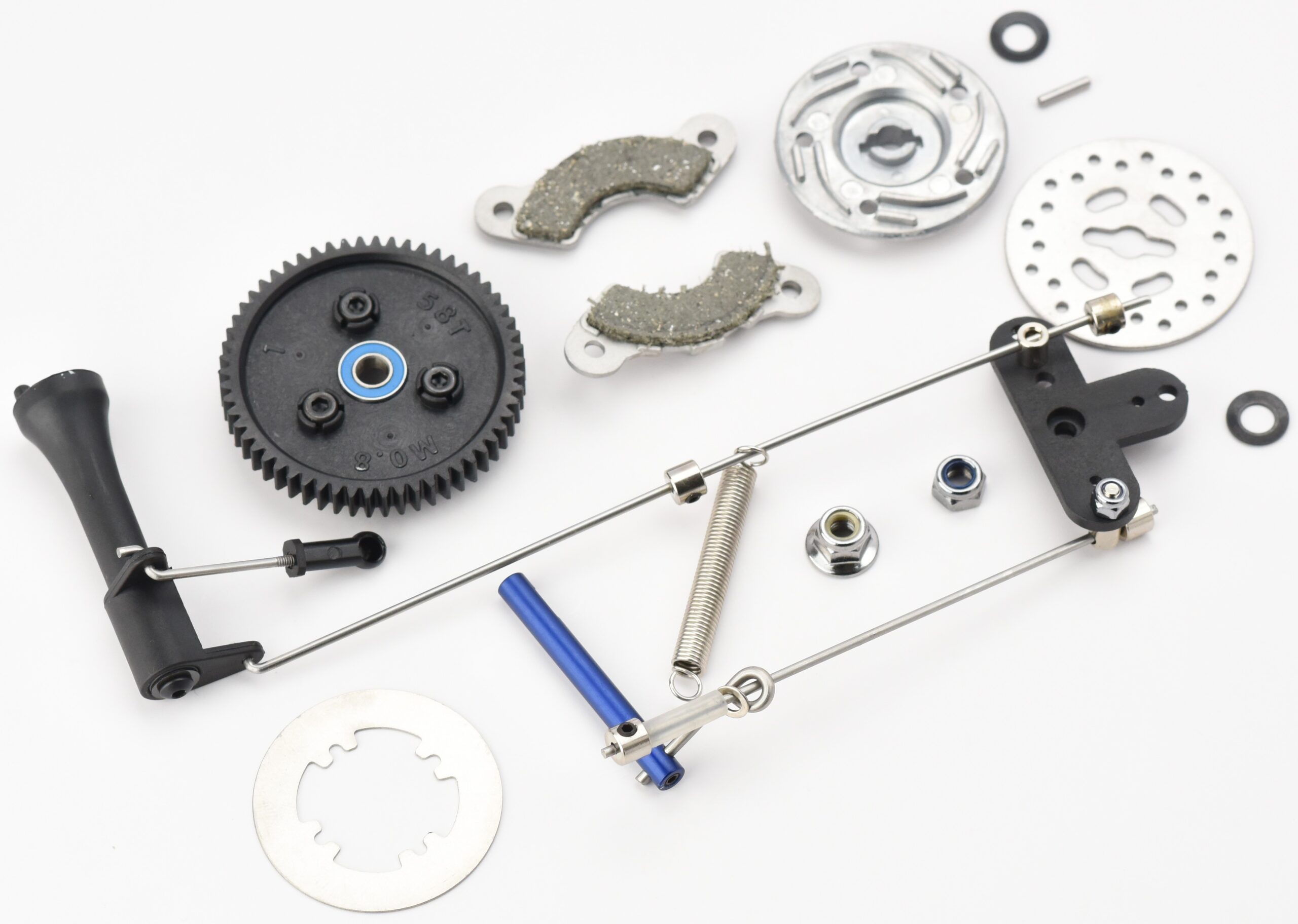 Traxxas T-Maxx 3.3 Braking System (2) Fits Traxxas T-Maxx 3.3 LINKAGE SERVO top brake cam carb bell crank Spur Slipper