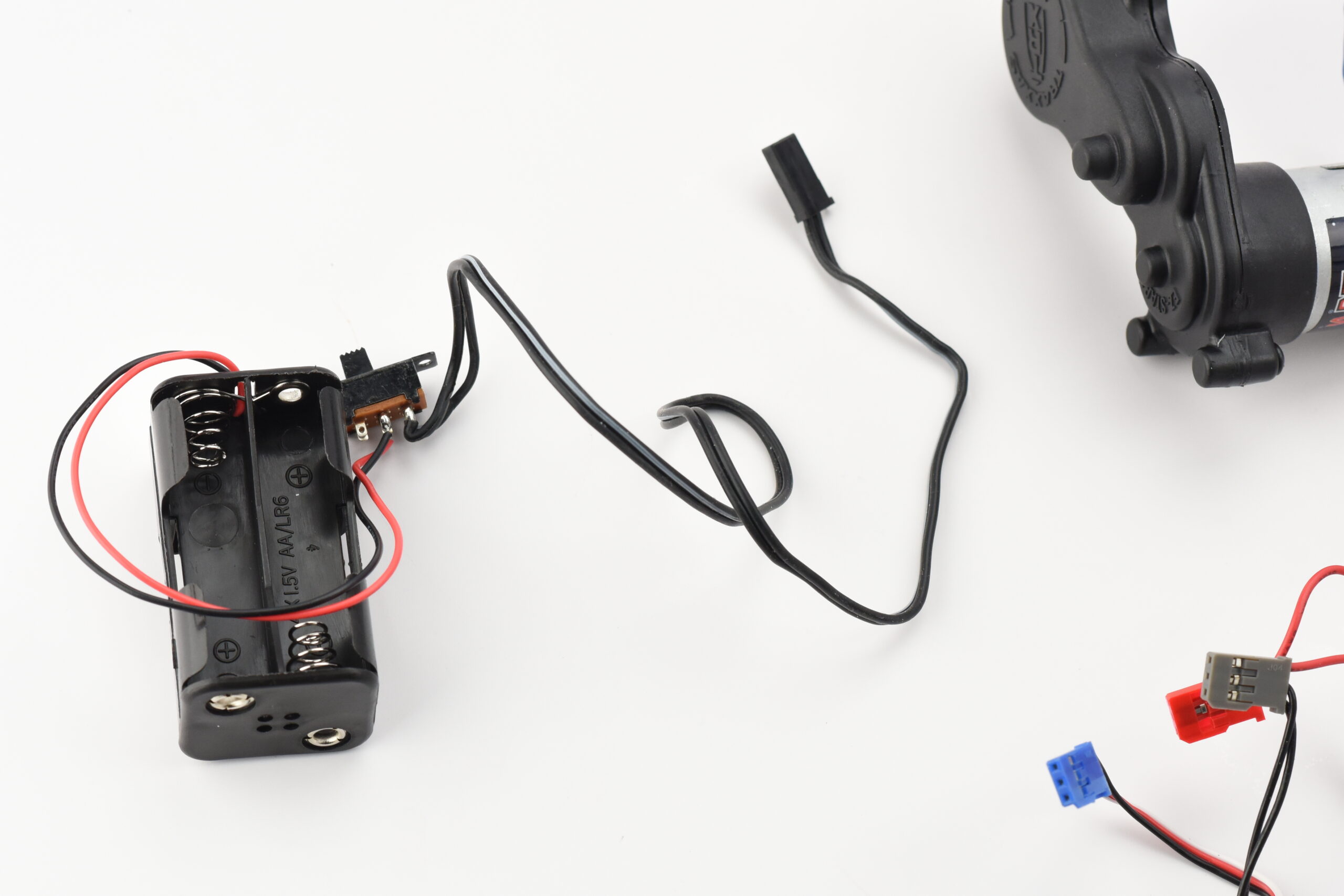 Traxxas T-Maxx 3.3 EZ Start System (6) Fits Traxxas T-Maxx 3.3 BACK PLATE (EZ-Start Motor Sensor Wires, Battery Box ect)