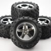 Traxxas T-Maxx 3.3 Tires Wheels (2) Fits Traxxas T-Maxx 3.3 49077-3 TIRES 4973 5373 4 WHEELS 6.3" 14mm hex Hurricane