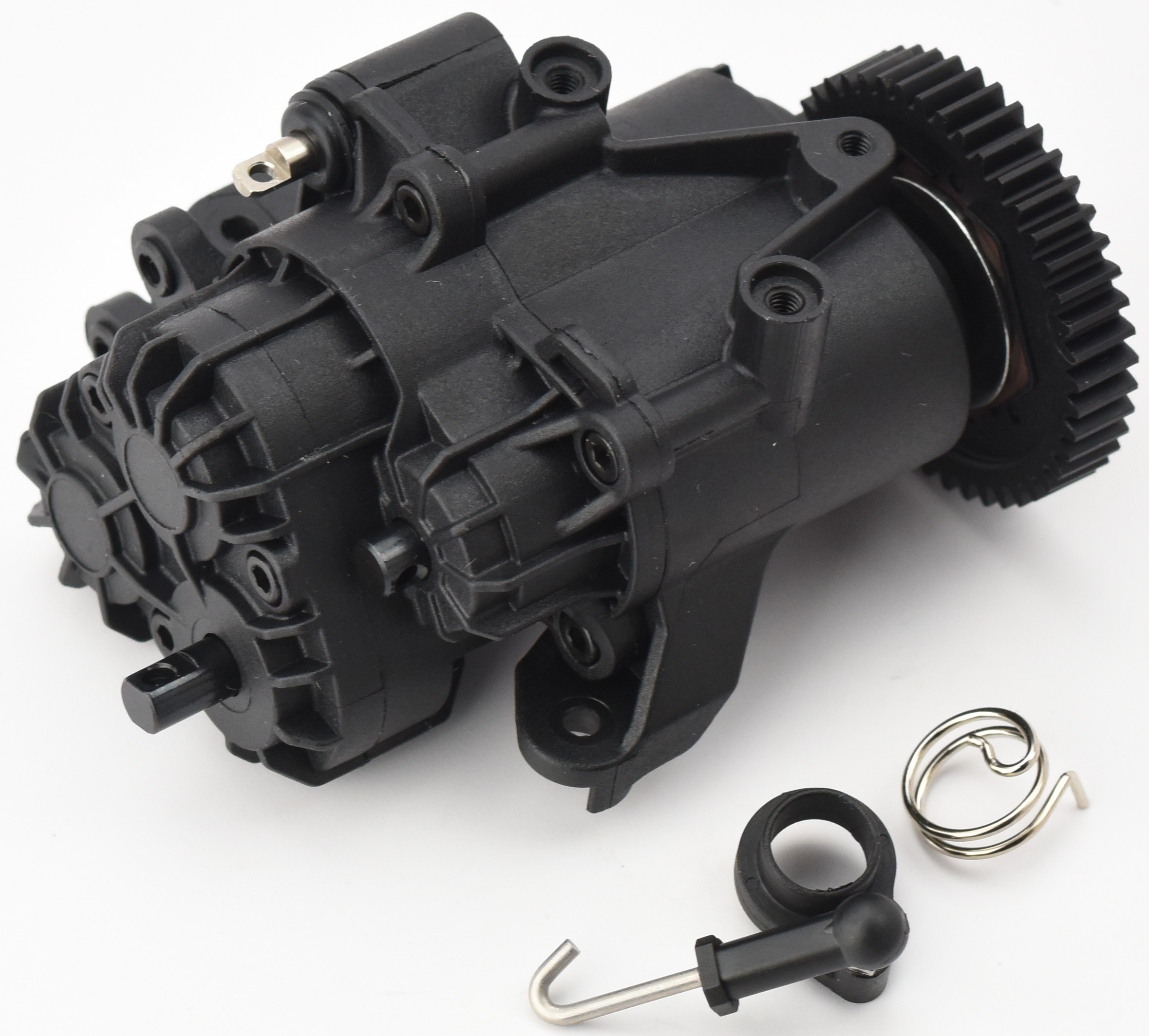 Traxxas TRX-4 TRX-6 Hauler Transmission (2) Fits TRX-6x6 Flatbed HAULER - TRANSMISSION spur slipper clutch linkage 88086-4