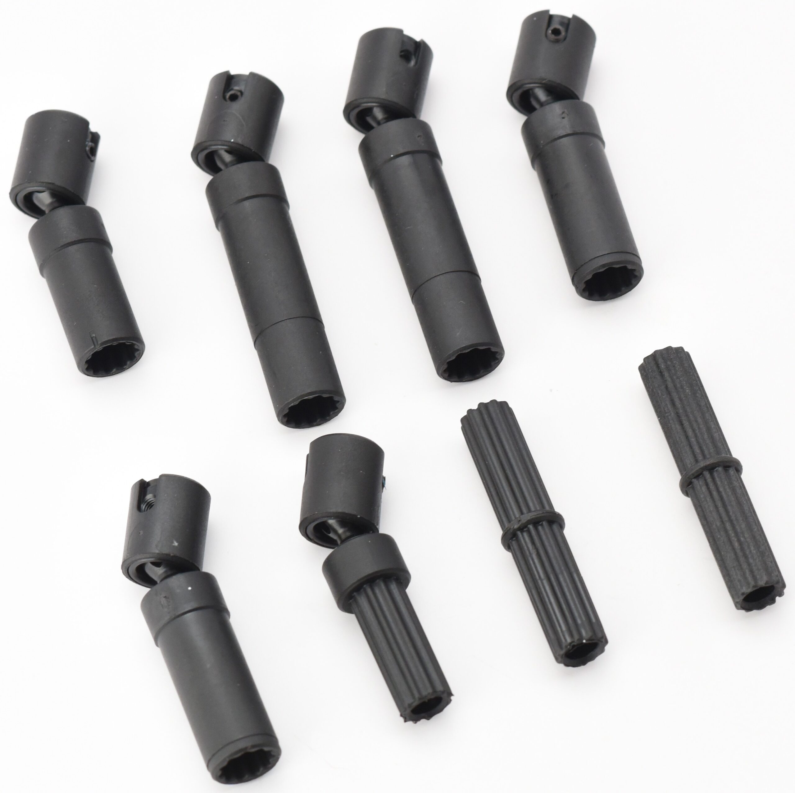 Fits TRX-6x6 Mercedes-Benz (88096-4) - Cntr Driveshafts (shafts, outputs Traxxas)