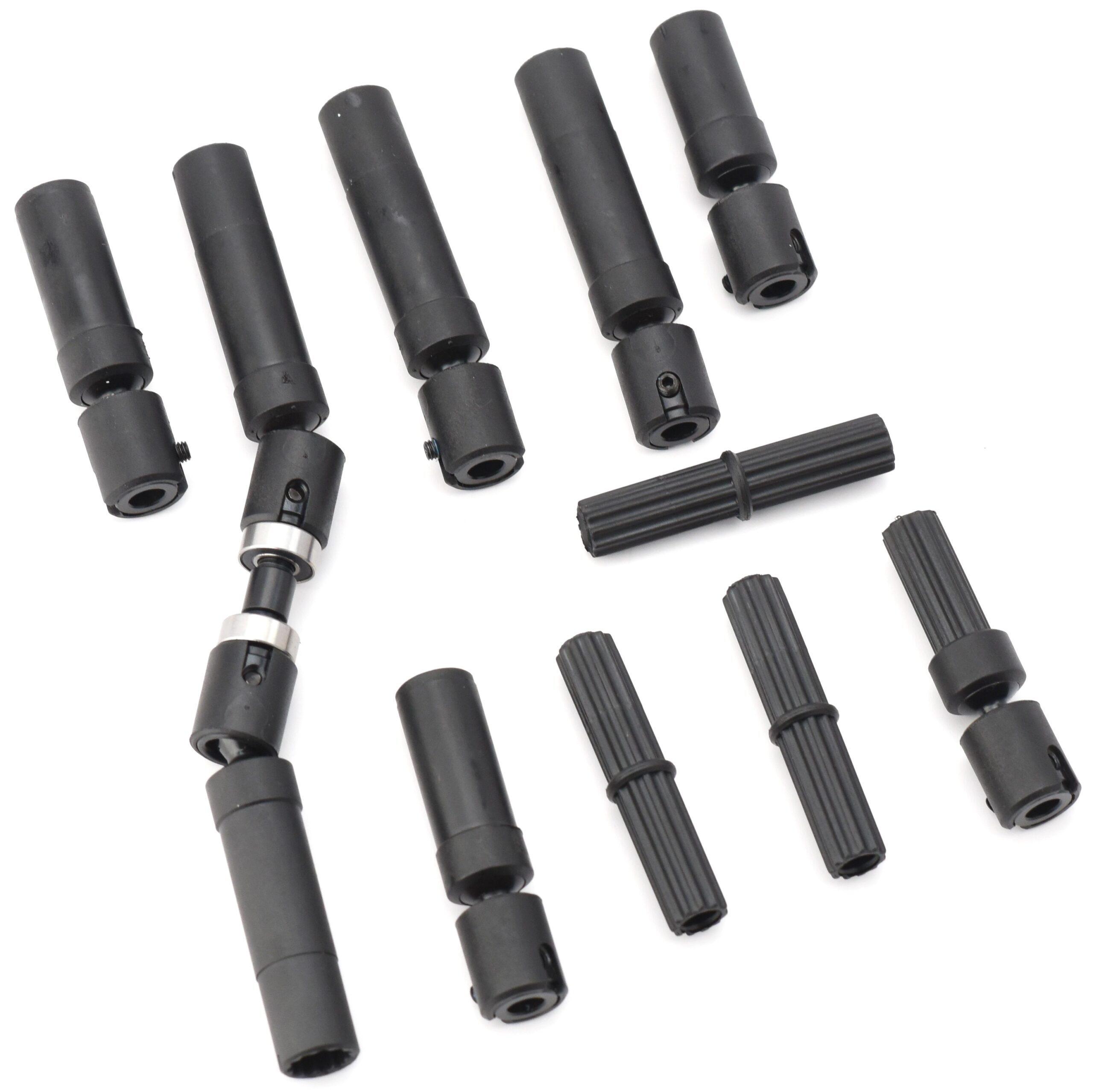 Fits TRX-6x6 Flatbed HAULER (88086-4) - Center shafts (Frt-Mid-Rear) Traxxas