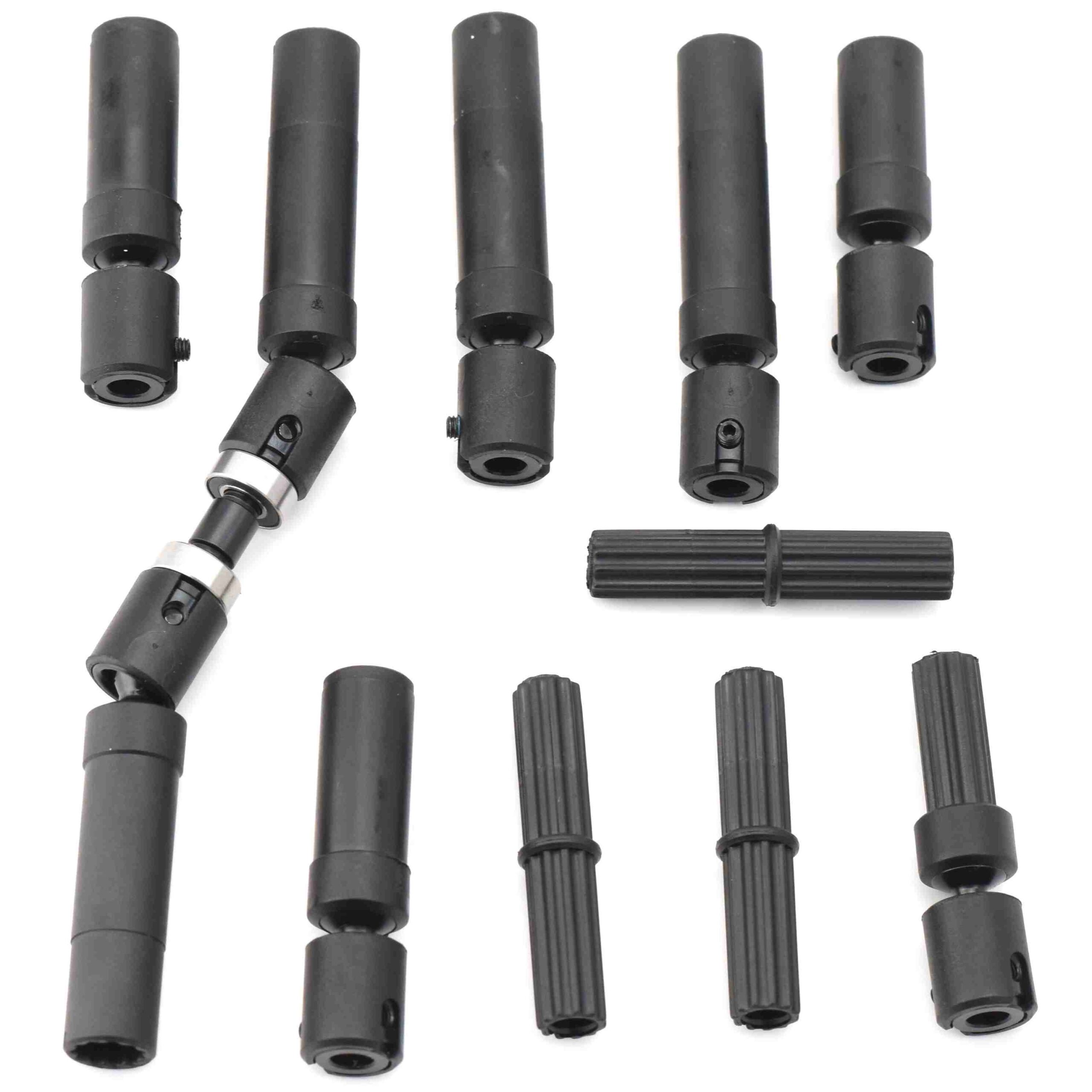 Fits TRX-6x6 Flatbed HAULER (88086-4) - Center shafts (Frt-Mid-Rear) Traxxas