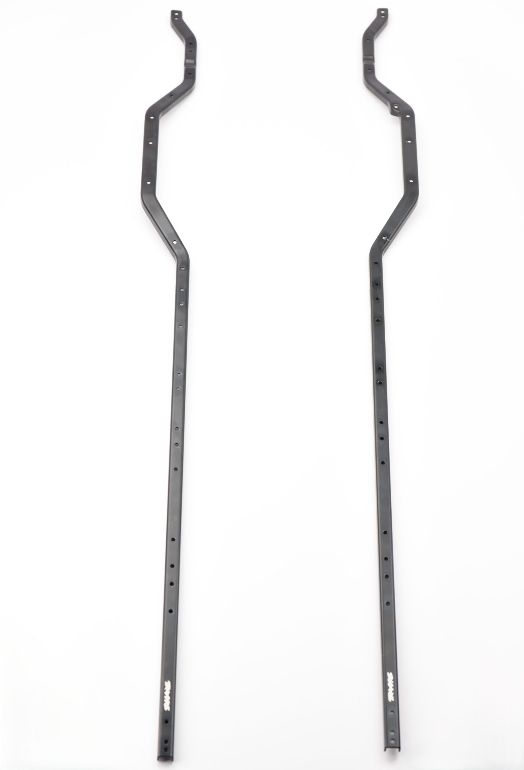 Fits TRX-6x6 Flatbed HAULER (88086-4) - CHASSIS RAILS (783mm) Steel L&R Traxxas