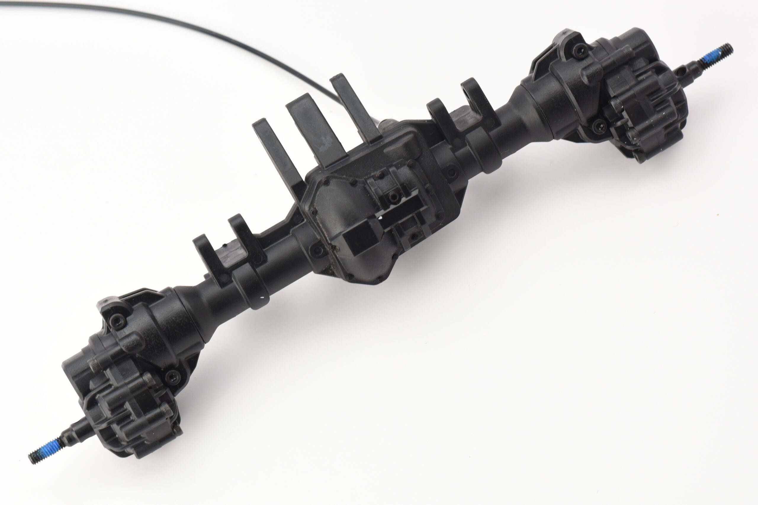 Fits TRX-6x6 Flatbed HAULER (88086-4) - Rear PORTAL AXLE & Housing, Diff Traxxas