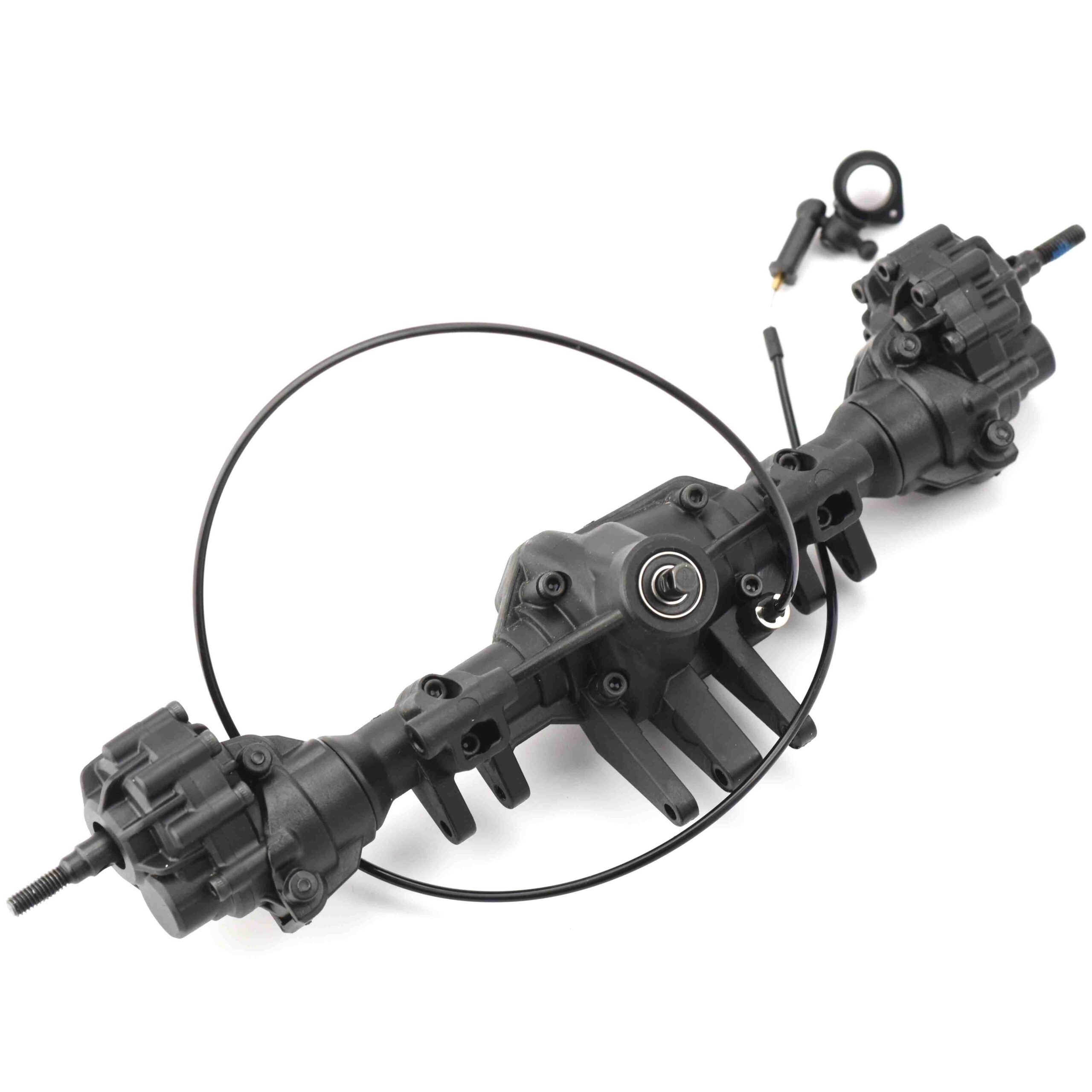 Fits TRX-6x6 Flatbed HAULER (88086-4) - Rear PORTAL AXLE & Housing, Diff Traxxas