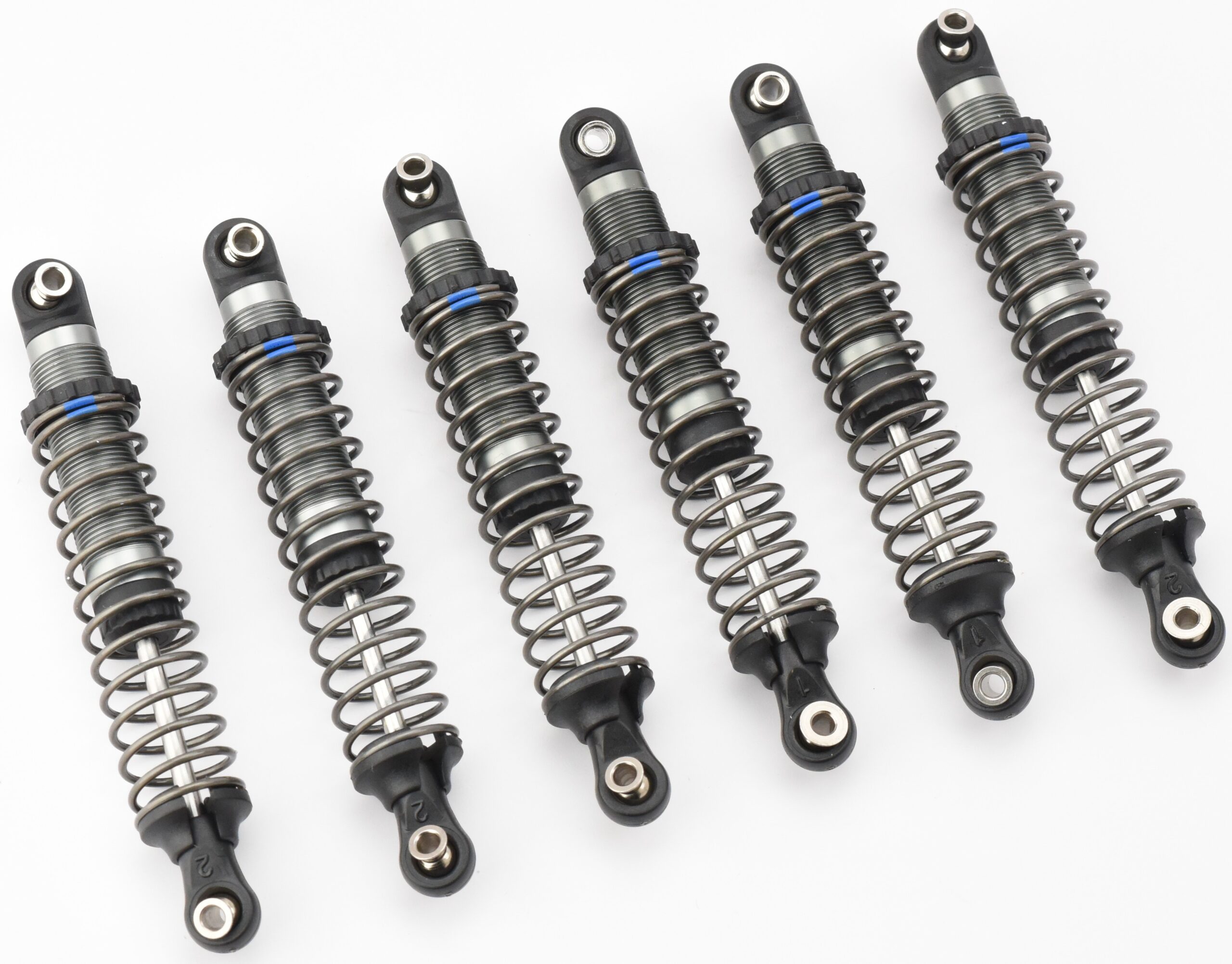 Traxxas TRX-6 Hauler Shocks Dampers (2) Fits TRX-6x6 Flatbed HAULER (88086-4) - SHOCKS (frt/rr dampers w/Springs Traxxas)