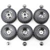 Fits TRX-6x6 Flatbed HAULER (88086-4) - TIRES & Wheels (Assembled 2.2") Traxxas