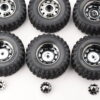 Fits TRX-6x6 Flatbed HAULER (88086-4) - TIRES & Wheels (Assembled 2.2") Traxxas