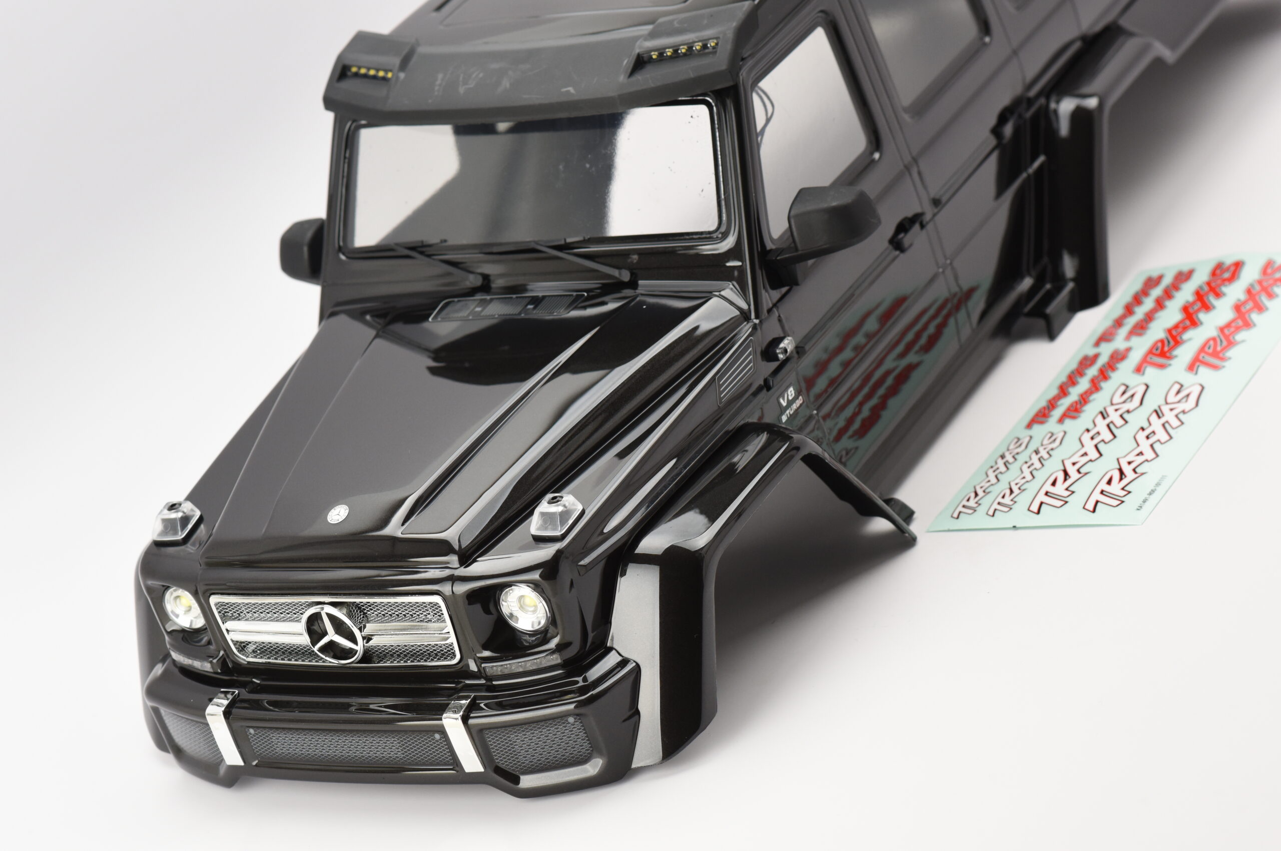 Fits TRX-6x6 Mercedes-Benz G 63 - Clipless BODY Cover BLACK Traxxas 88096-4