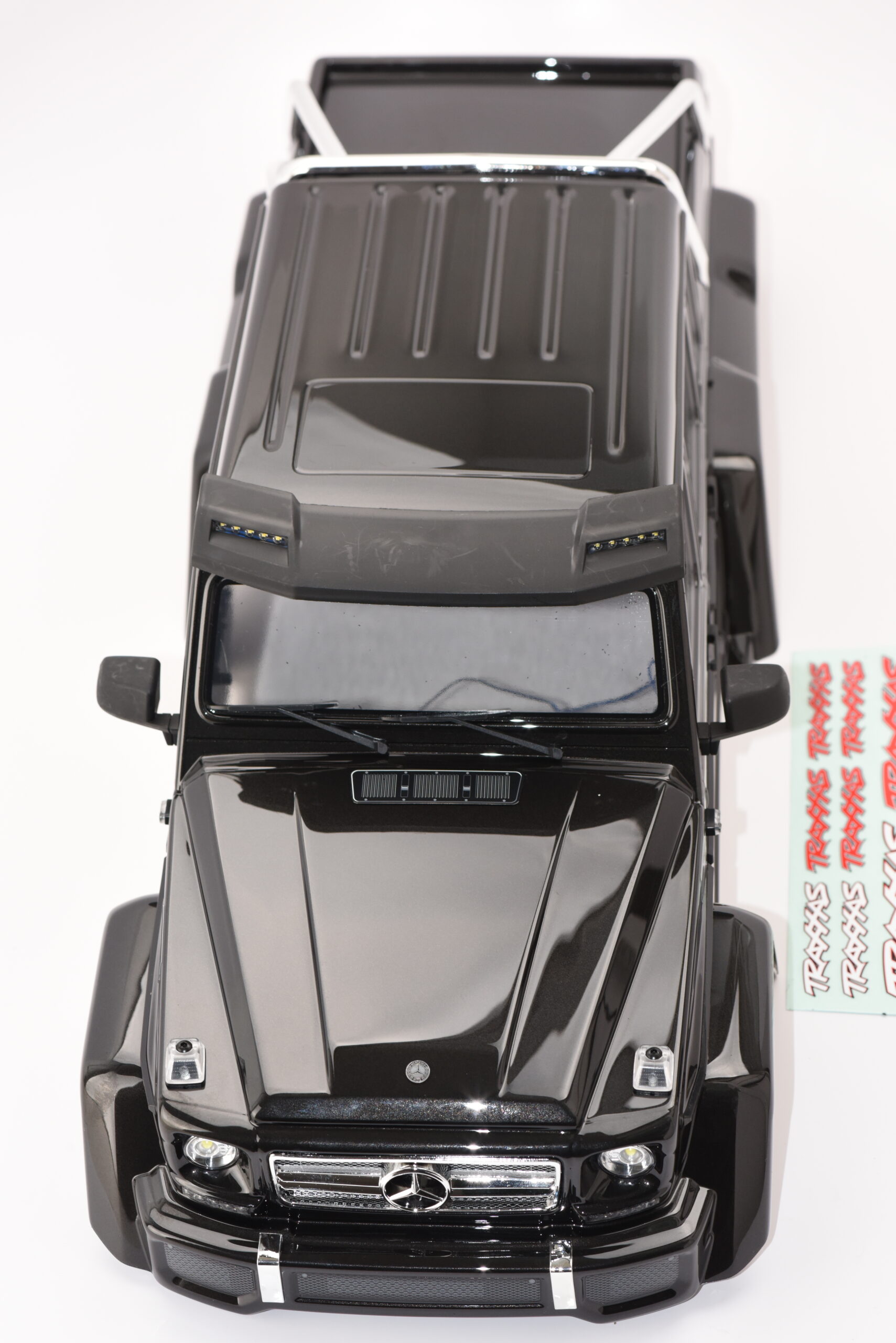 Fits TRX-6x6 Mercedes-Benz G 63 - Clipless BODY Cover BLACK Traxxas 88096-4
