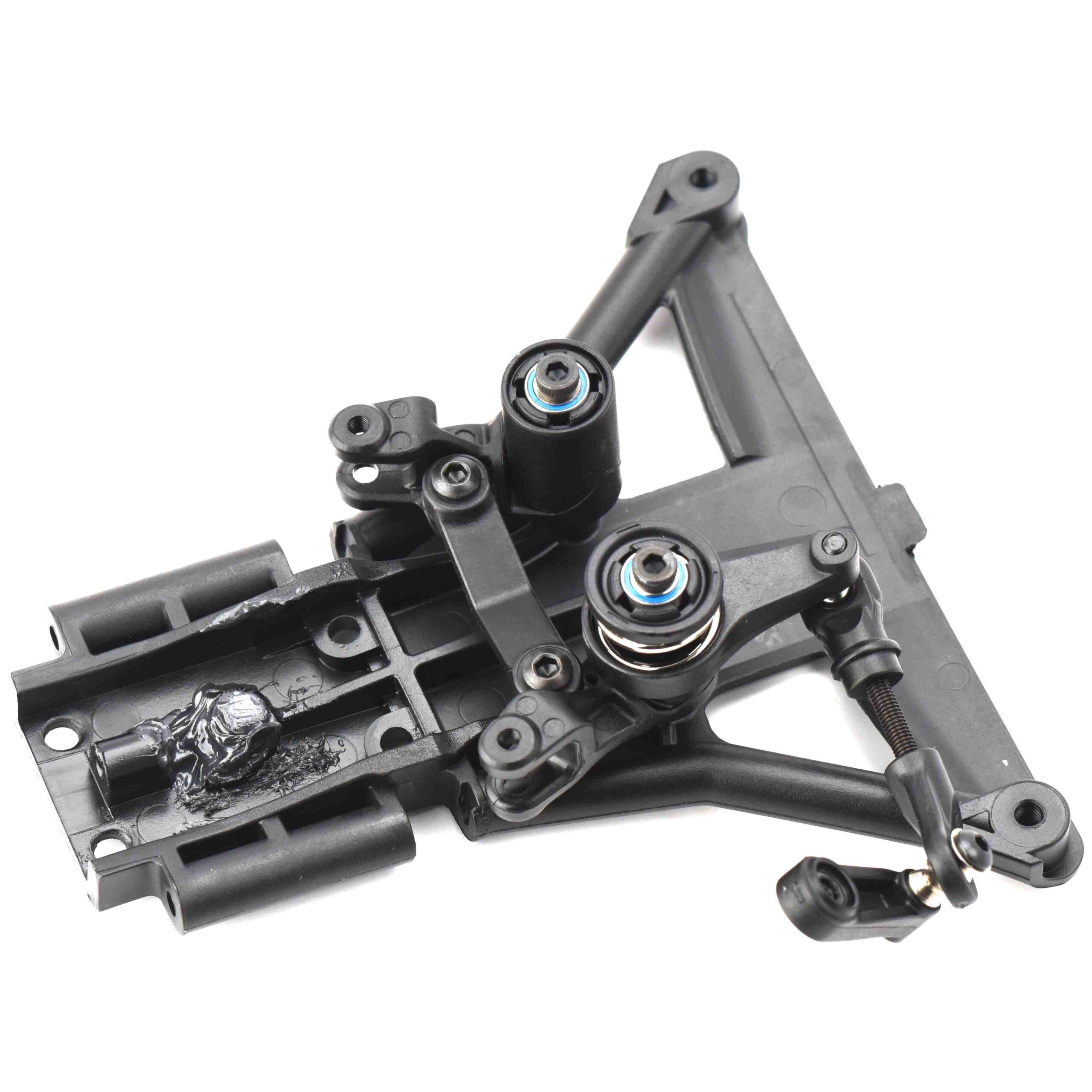 Traxxas Ultimate Rustler Bulkhead Steering RUSTLER ULTIMATE - STEERING skid Plate 7430r 6845x bellcrank LCG Traxxas 67097-4