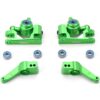 Traxxas Ultimate Rustler Casters Blocks Fits Traxxas RUSTLER ULTIMATE C-HUBS Steering Caster Blocks Carriers Green Aluminum)