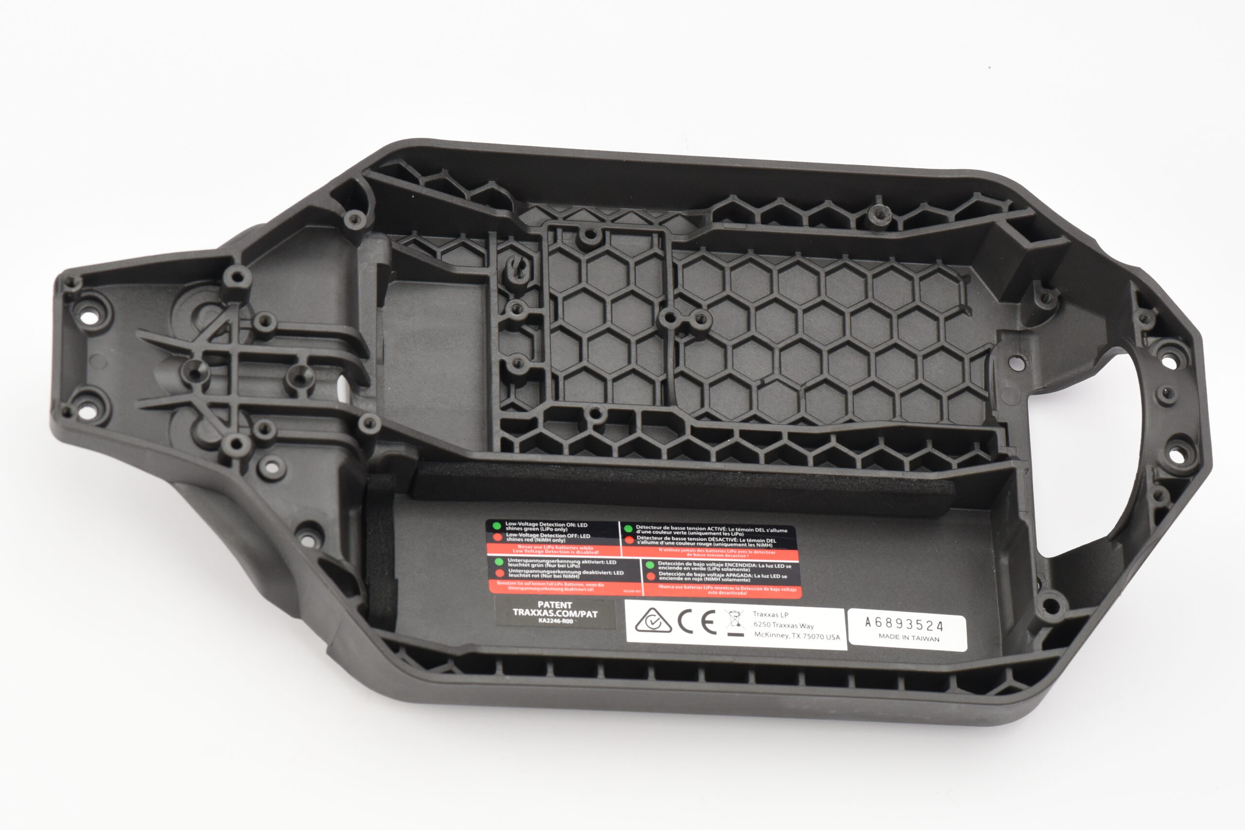 Traxxas Ultimate Rustler Chassis (2) RUSTLER ULTIMATE - CHASSIS (Charcoal gray 6723X plate Traxxas 67097-4)