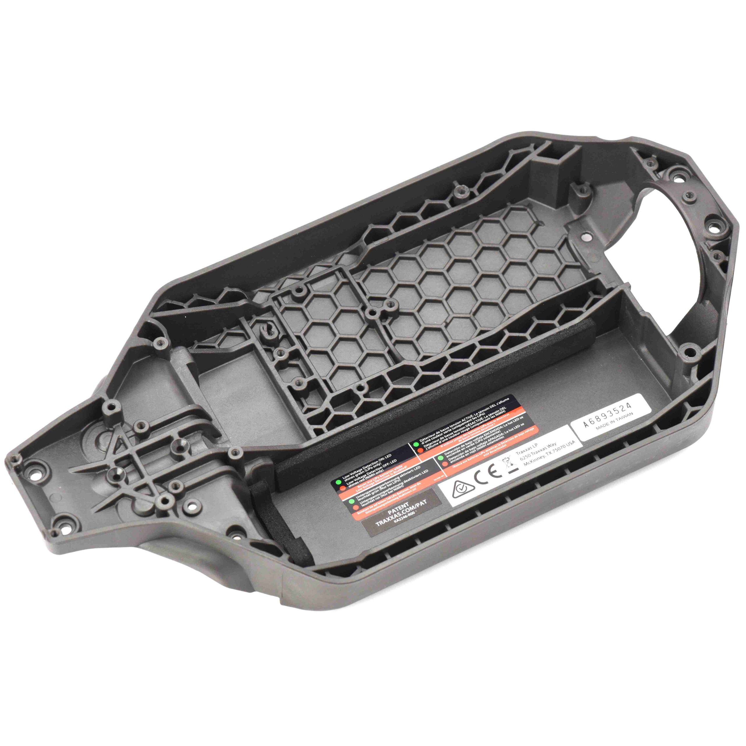 Traxxas Ultimate Rustler Chassis RUSTLER ULTIMATE - CHASSIS (Charcoal gray 6723X plate Traxxas 67097-4)