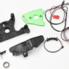 Traxxas Ultimate Rustler Mounts Wires Cover (2) Fits Traxxas RUSTLER 4X4 ULTIMATE MOTOR MOUNT cover, Green Plate, Sensor Wires
