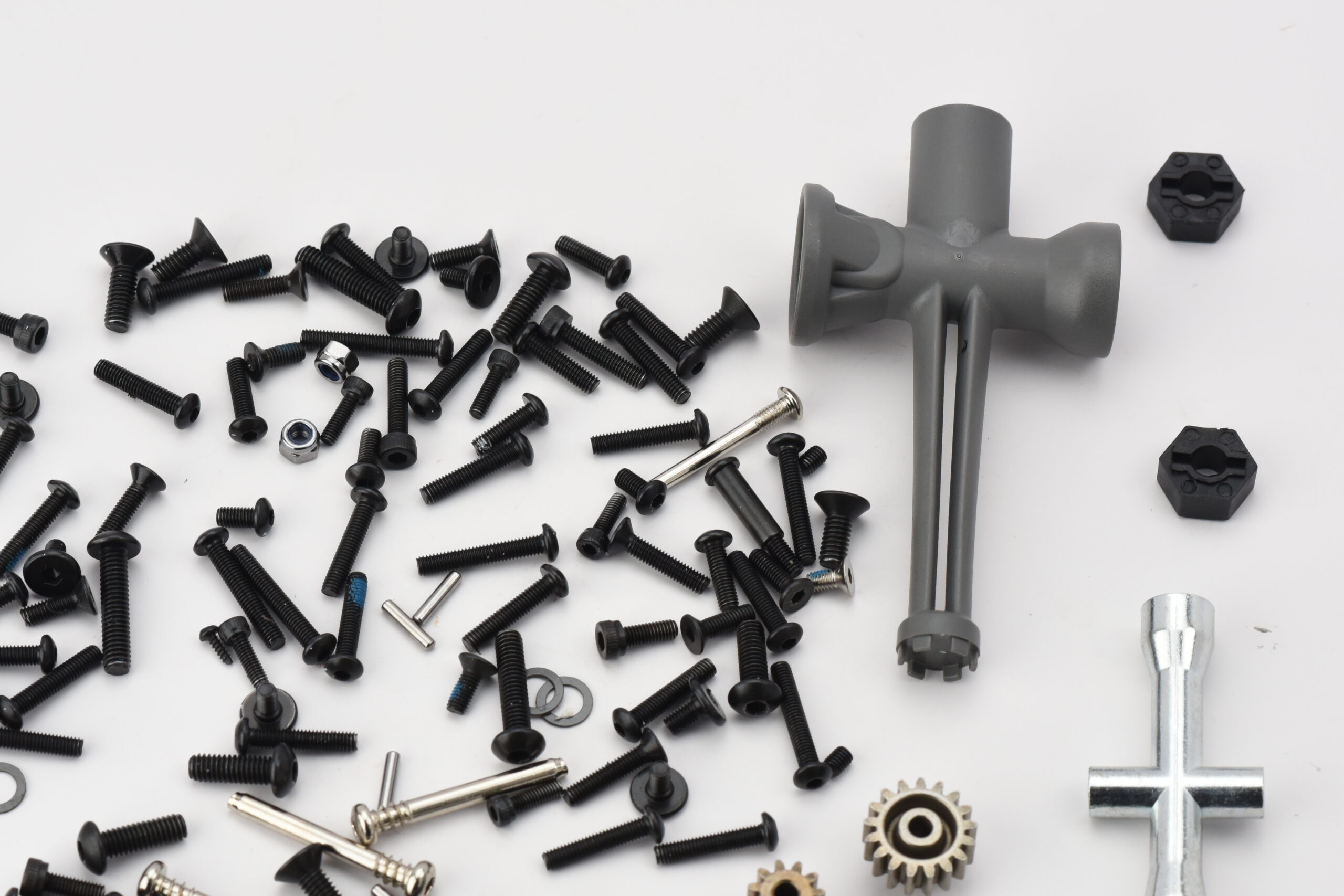 Traxxas Ultimate Rustler Screws Tools (4) Traxxas RUSTLER ULTIMATE SCREWS & TOOLS Set PINION Gears green wheel nut suspension pins