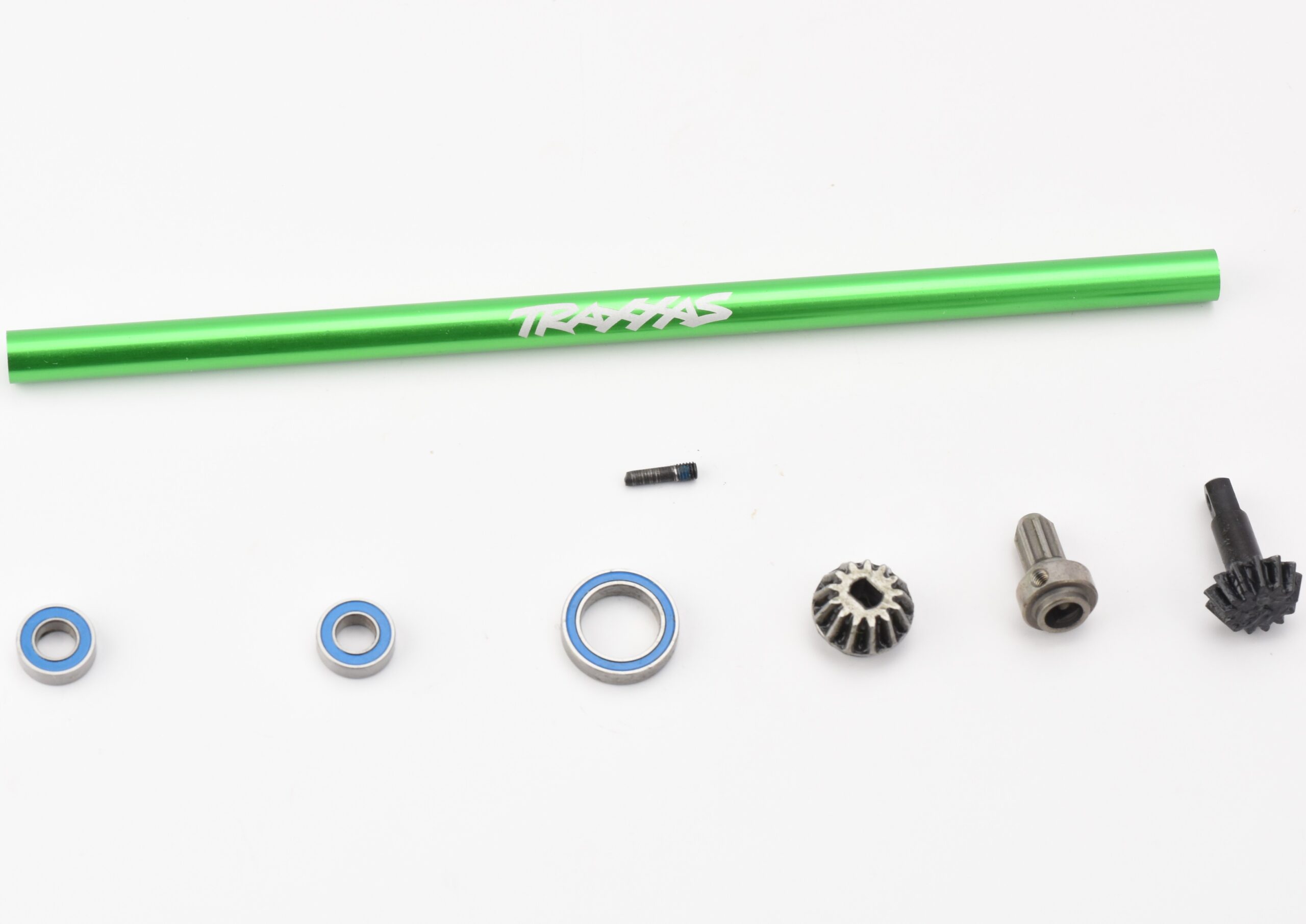 Traxxas Ultimate Rustler Shaft Gears (2) Traxxas RUSTLER 4x4 ULTIMATE BEVEL GEAR Bearing Set pinion Center Driveshaft