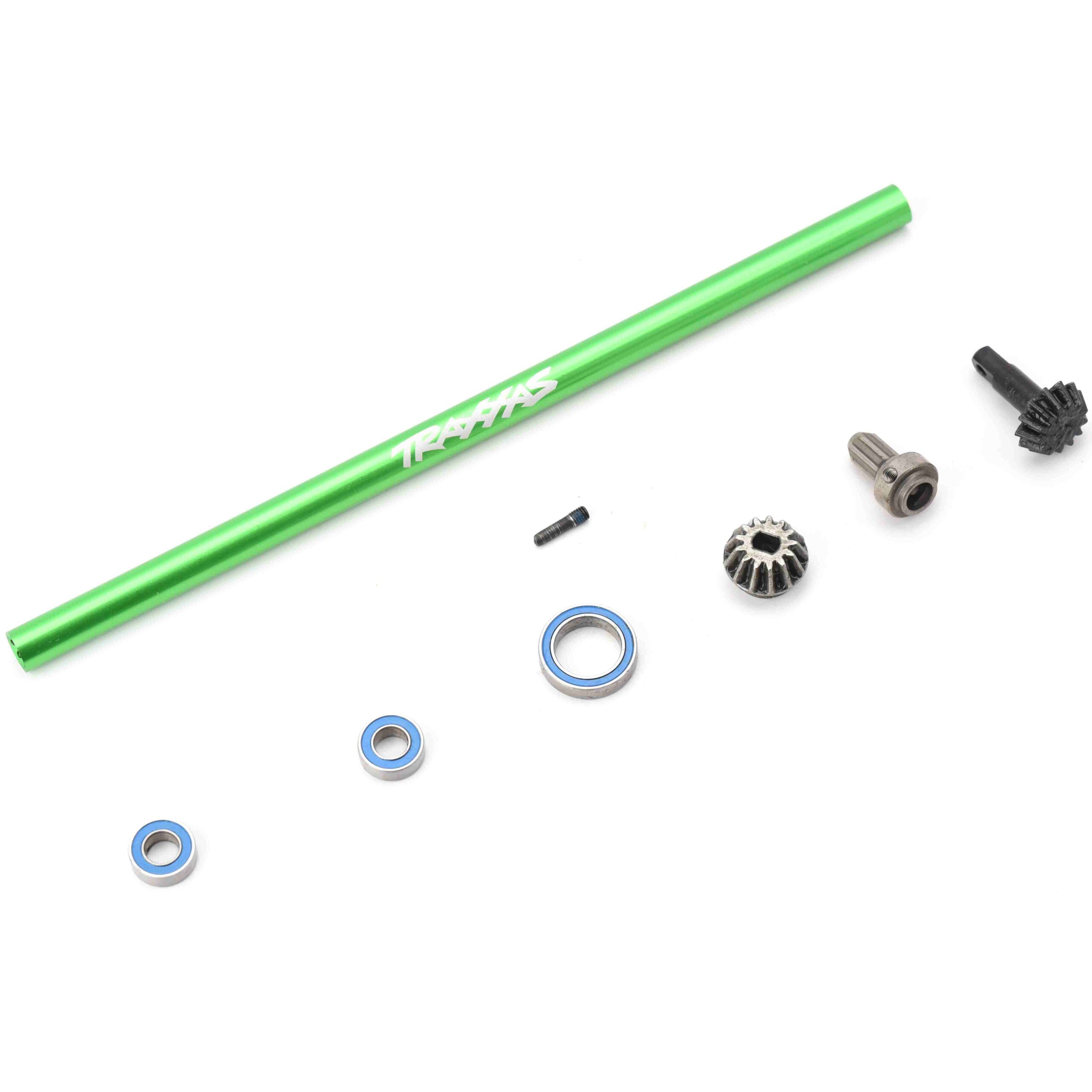 Traxxas Ultimate Rustler Shaft Gears Traxxas RUSTLER 4x4 ULTIMATE BEVEL GEAR Bearing Set pinion Center Driveshaft
