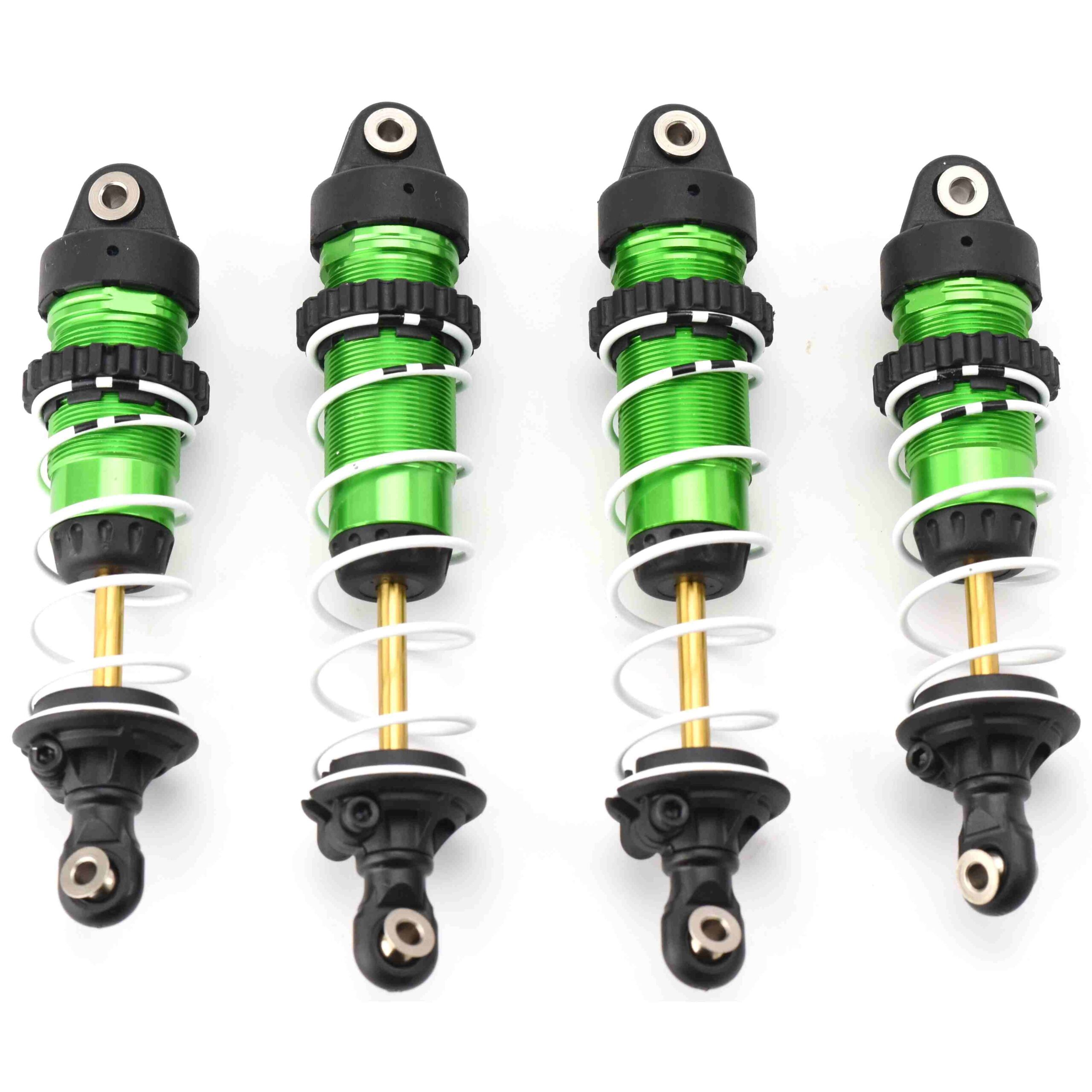 Traxxas Ultimate Rustler Shocks Dampers RUSTLER ULTIMATE - SHOCKS, Green Front Rear & springs Dampers Traxxas 67097-4