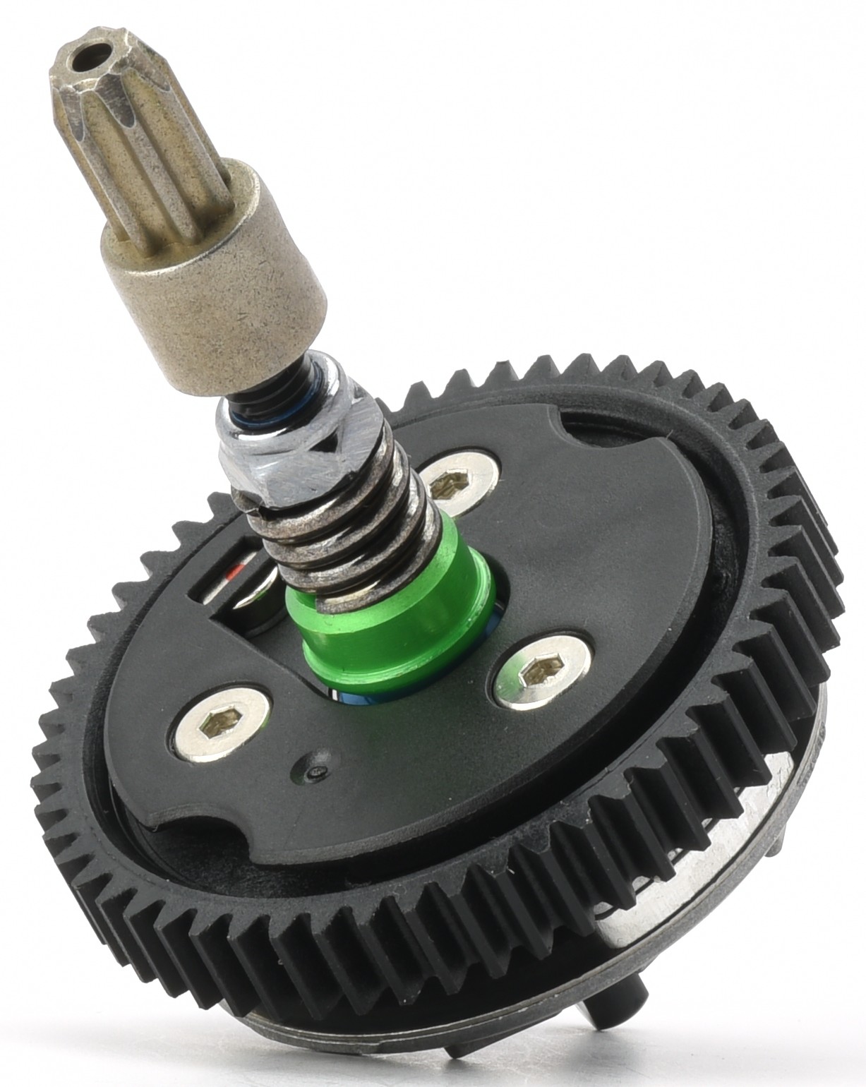 Traxxas Ultimate Rustler Slipper Clutch (2) Fits Traxxas RUSTLER ULTIMATE 4x4 - SPUR & SLIPPER CLUTCH 54t GREEN, Alum Pads